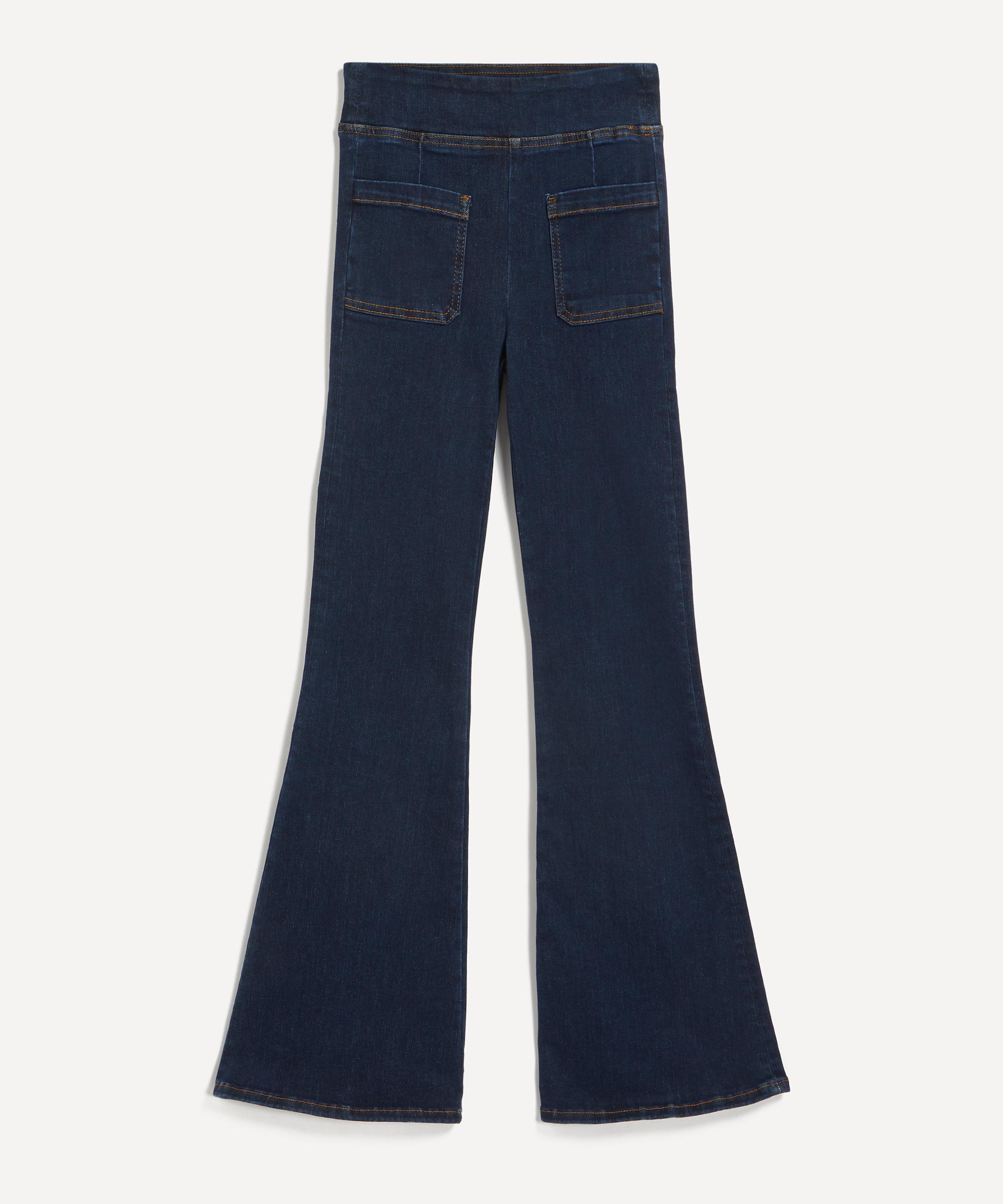 PAIGE PAIGE WOMEN'S BARDOT JETSET HIGH-RISE FLARE JEANS 
