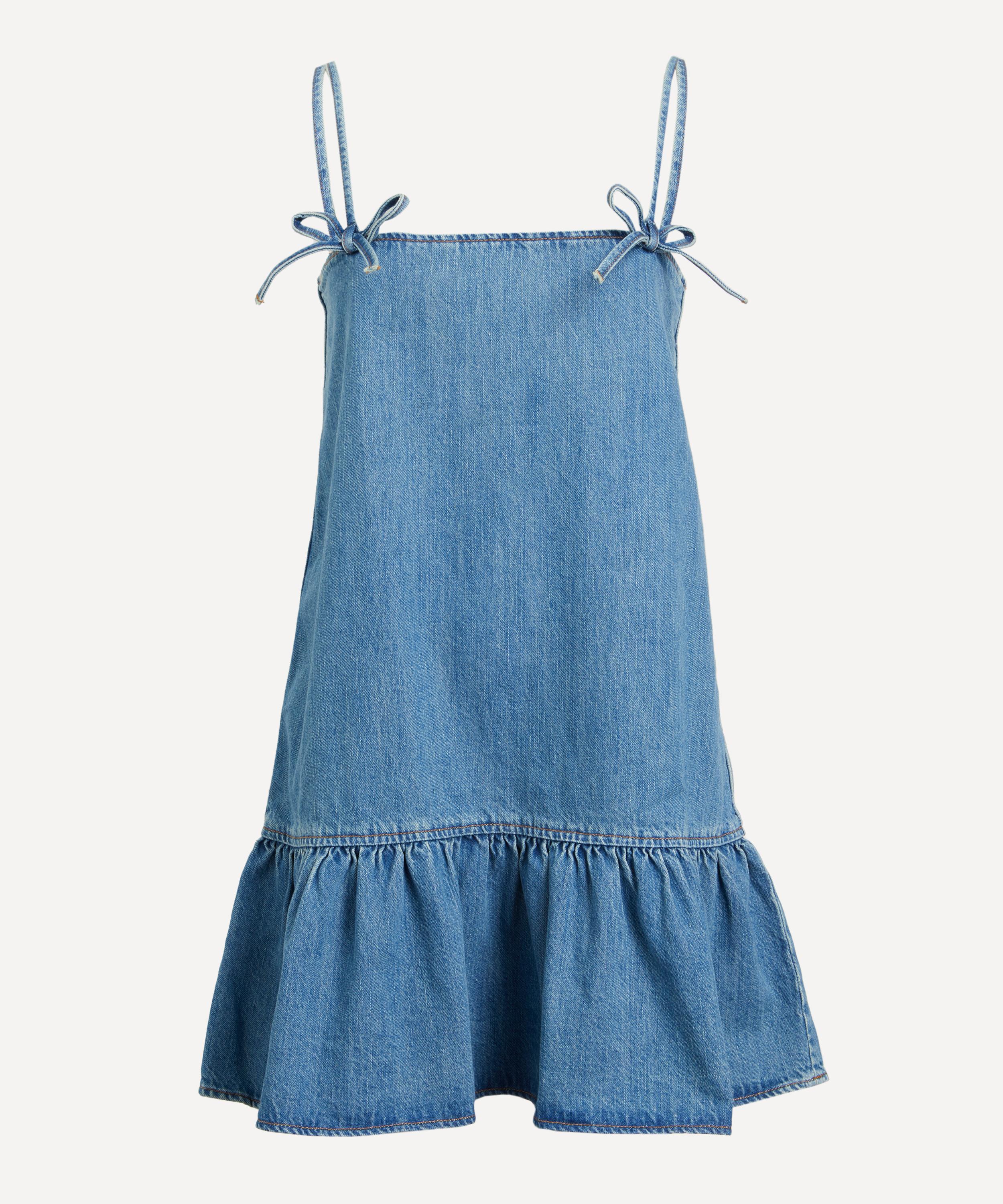 Ganni Women's Tint Denim Mini Dress