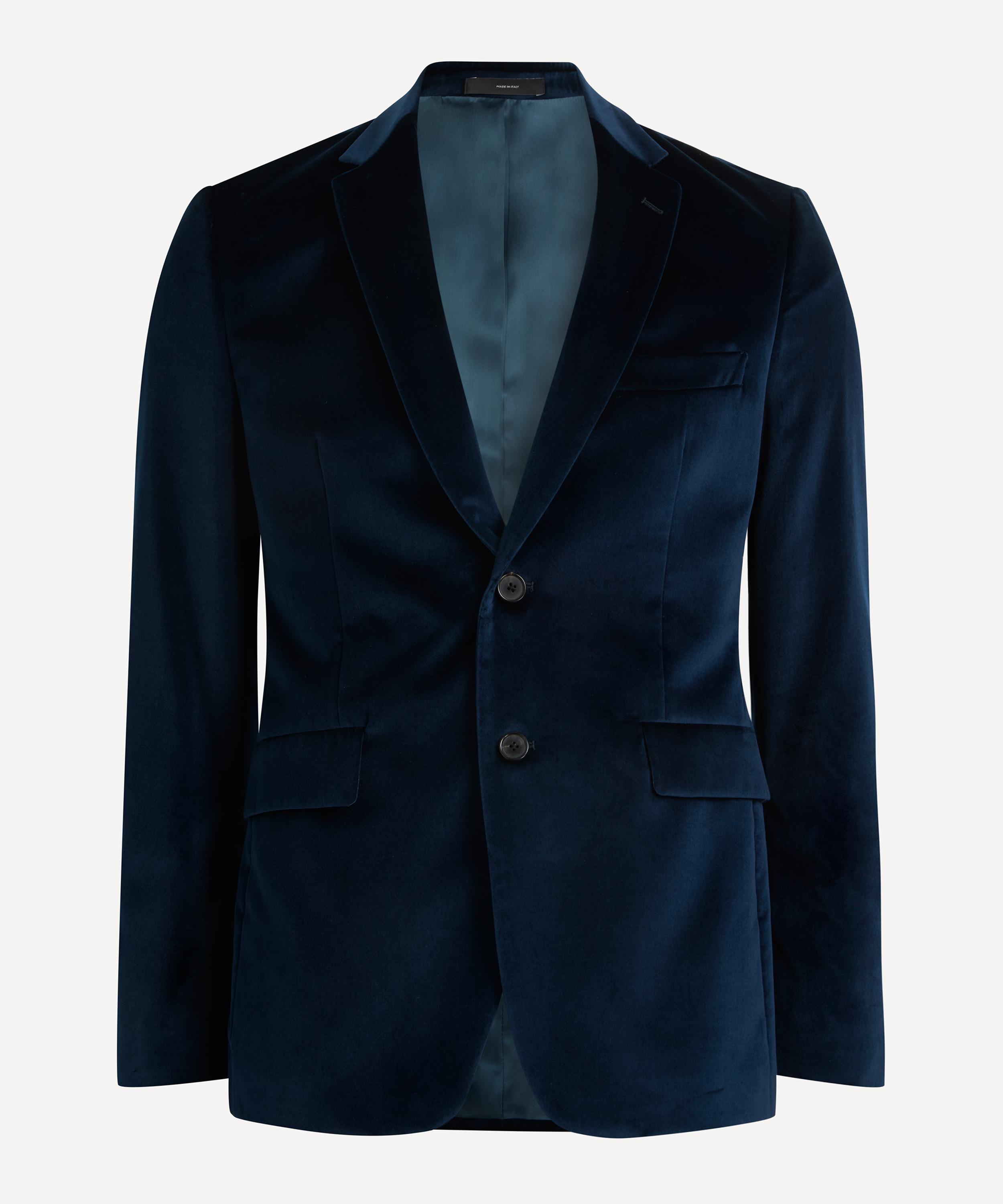 PAUL SMITH PAUL SMITH MENS THE KENSINGTON SLIM-FIT VELVET TWO-BUTTON BLAZER 