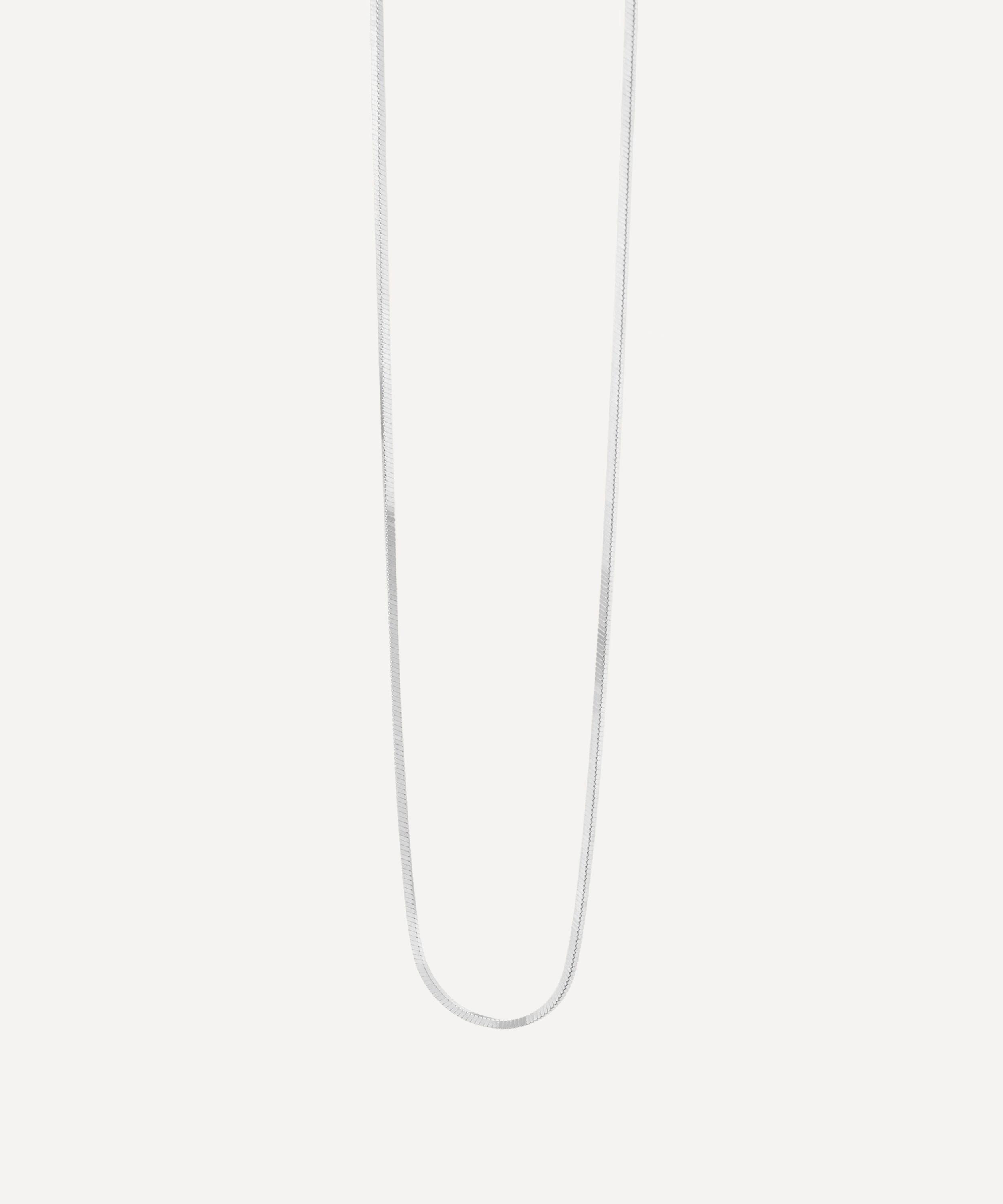 Pdpaola Sterling Silver Snake Chain Necklace