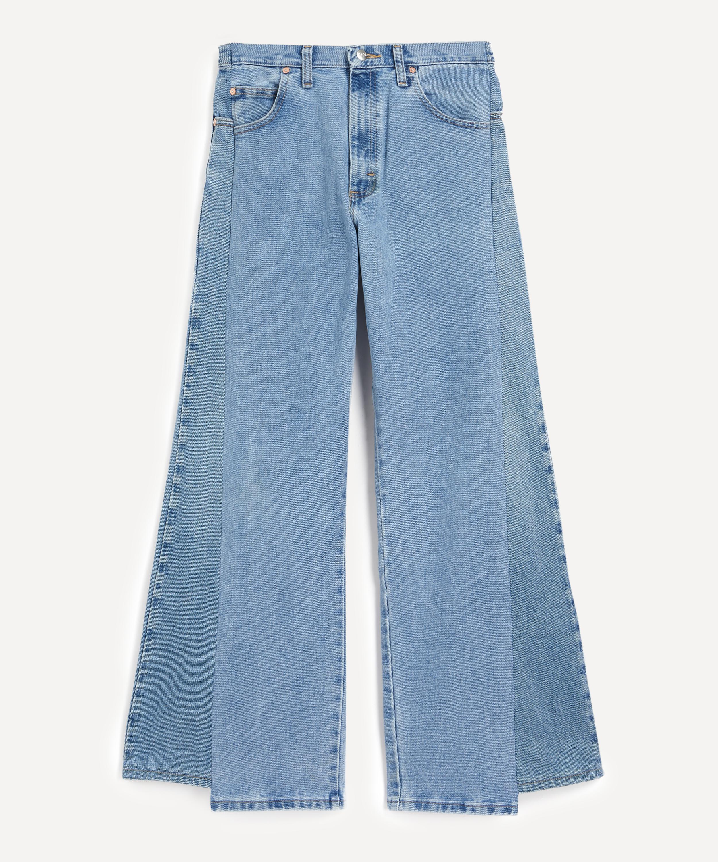 E.L.V DENIM E.L.V. DENIM WOMEN'S CONTRAST DENIM FREYA JEANS 
