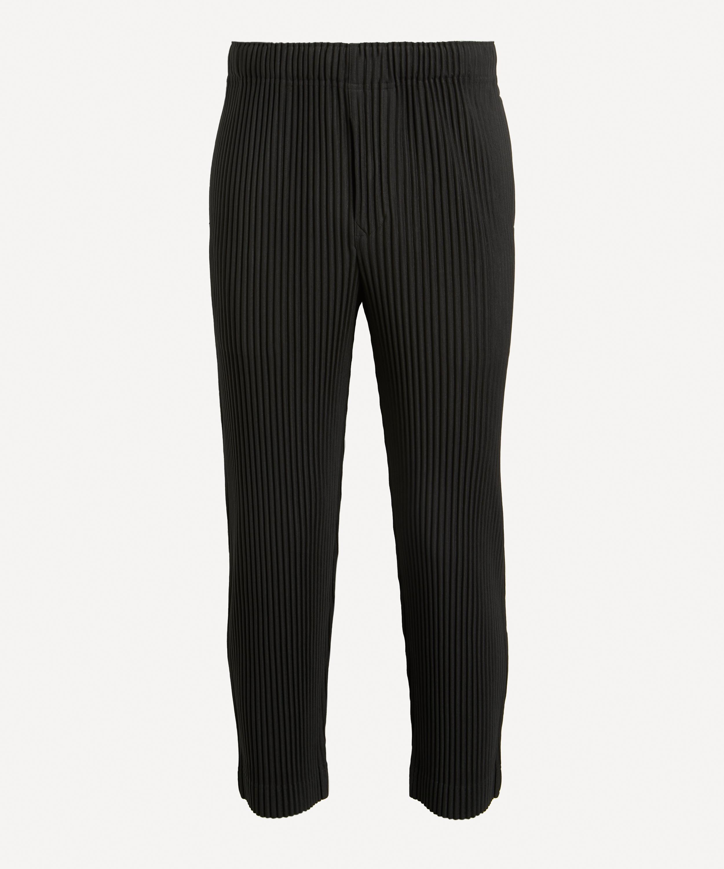 ISSEY MIYAKE PLEATS PLEASE ISSEY MIYAKE MENS MC JANUARY PLEATED STRAIGHT TROUSERS 
