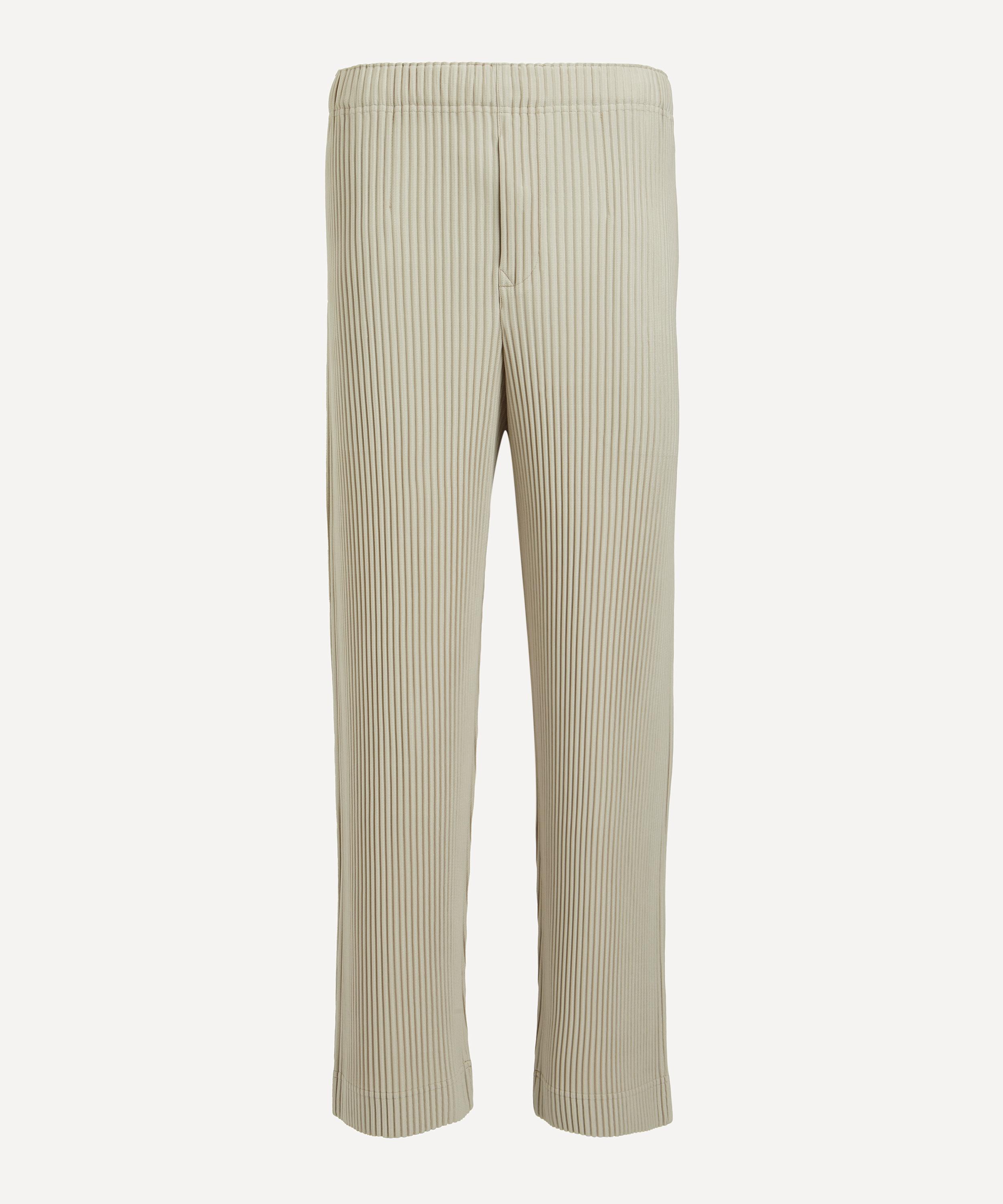 ISSEY MIYAKE HOMME PLISSE ISSEY MIYAKE MENS MC MARCH PLEATED STRAIGHT TROUSERS 