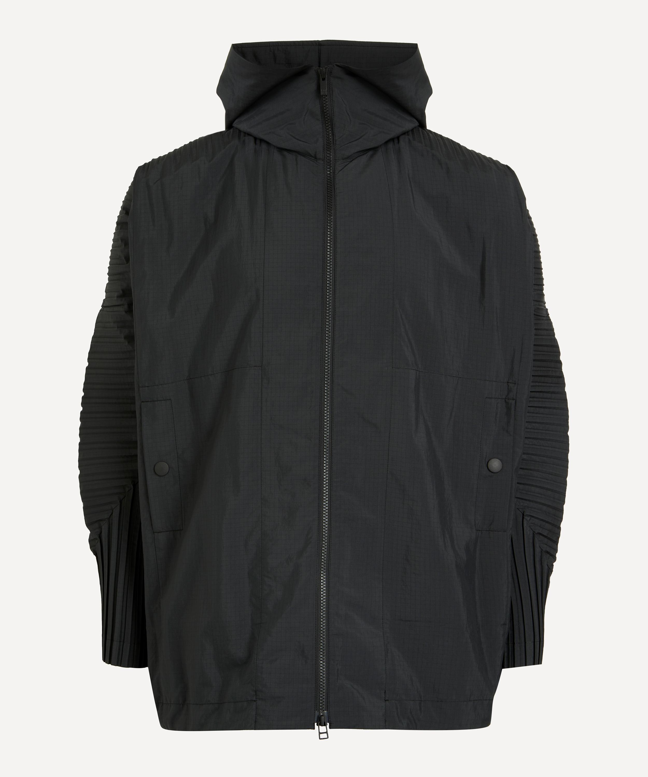 ISSEY MIYAKE HOMME PLISSE ISSEY MIYAKE MENS CASCADE HOODED JACKET 