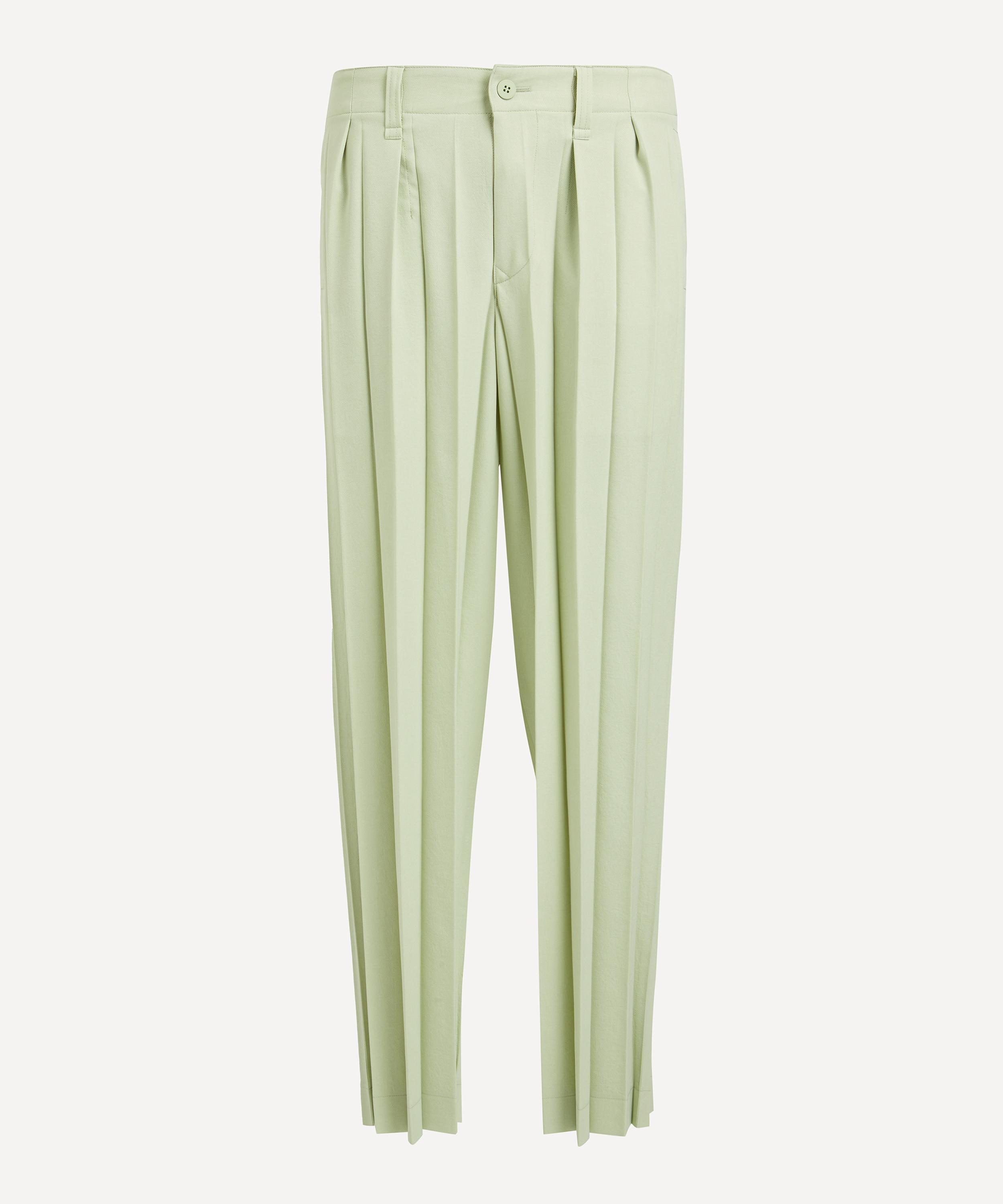 ISSEY MIYAKE HOMME PLISSE ISSEY MIYAKE MENS EDGE ENSEMBLE STRAIGHT TROUSERS 