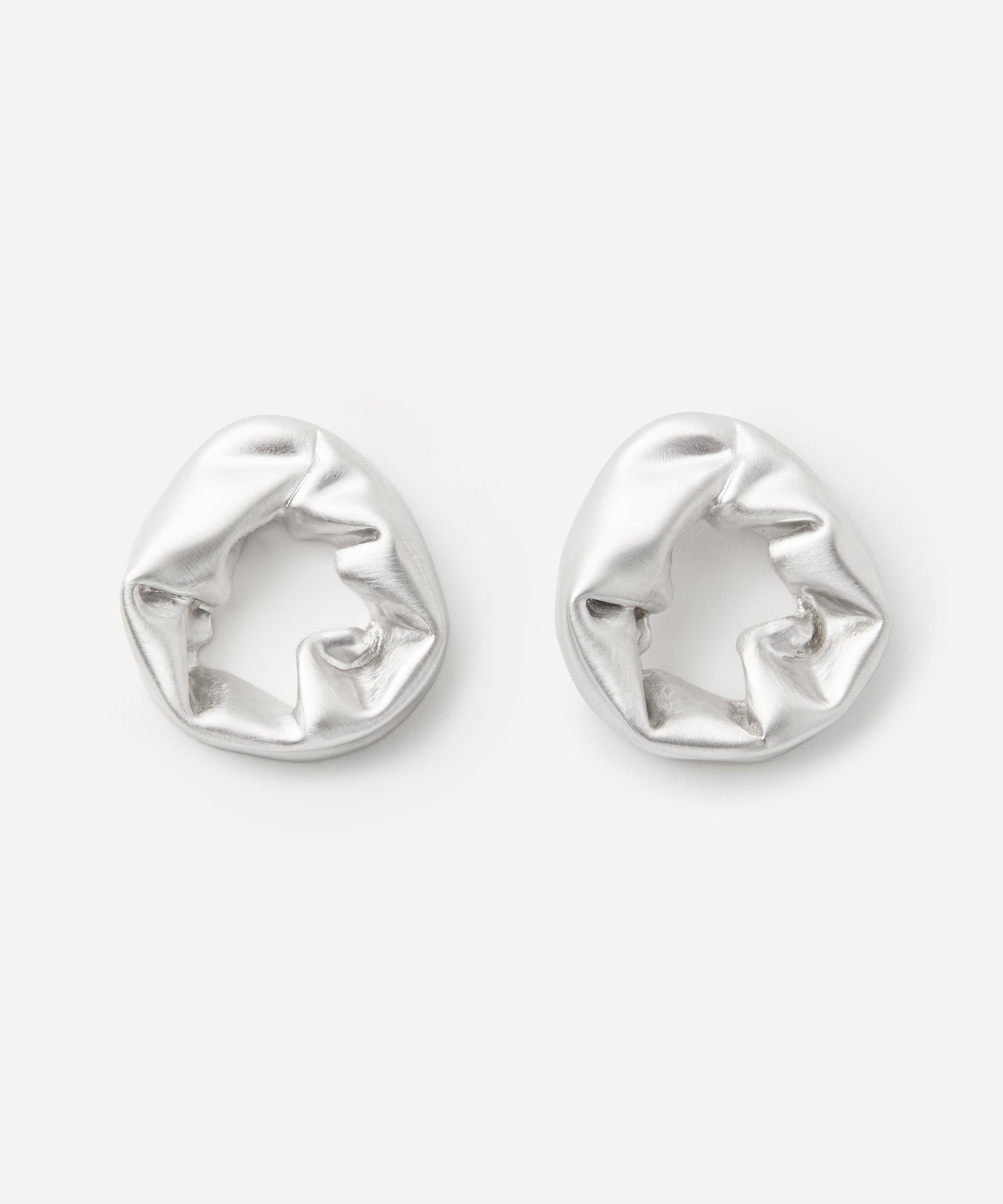 Shop Completedworks Sterling Silver Scrunch Earrings