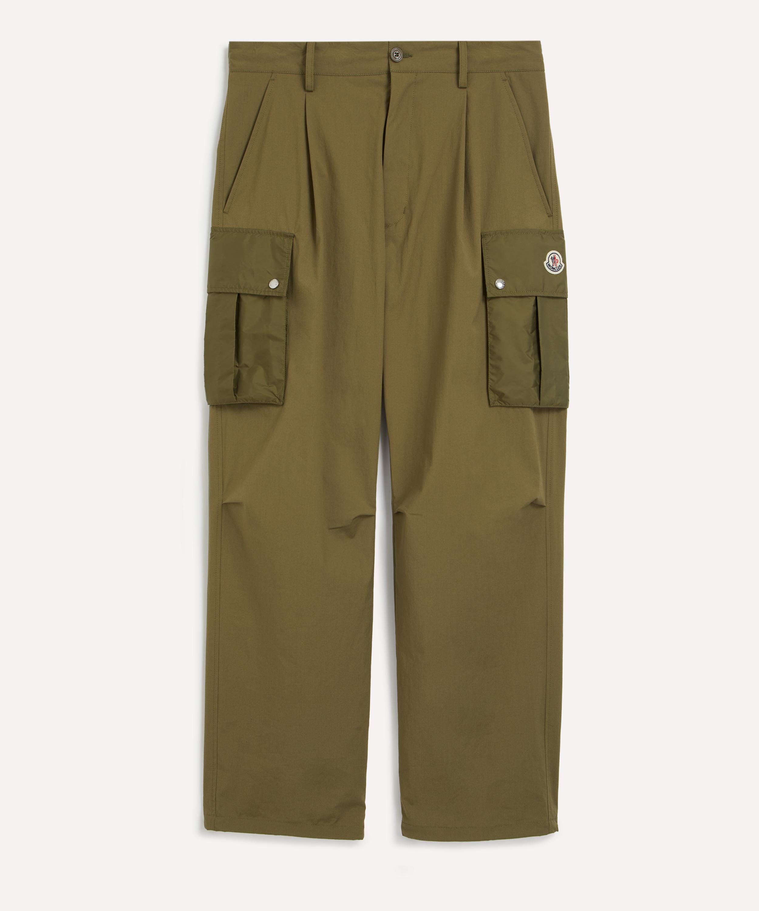 Moncler Mens Cargo Trousers Medium Green 42/52