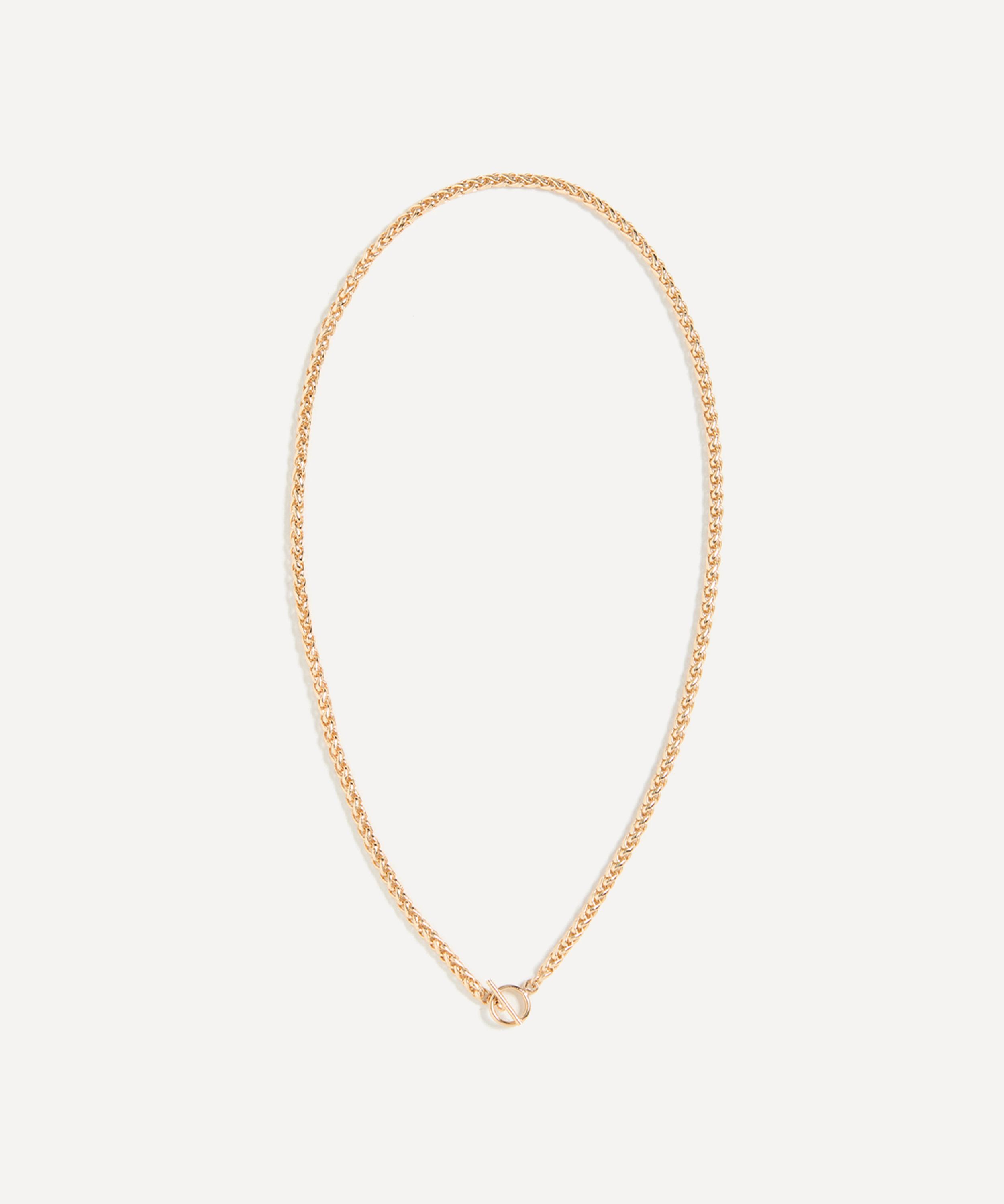 Shashi 14ct Gold-plated Olympia Chain Necklace