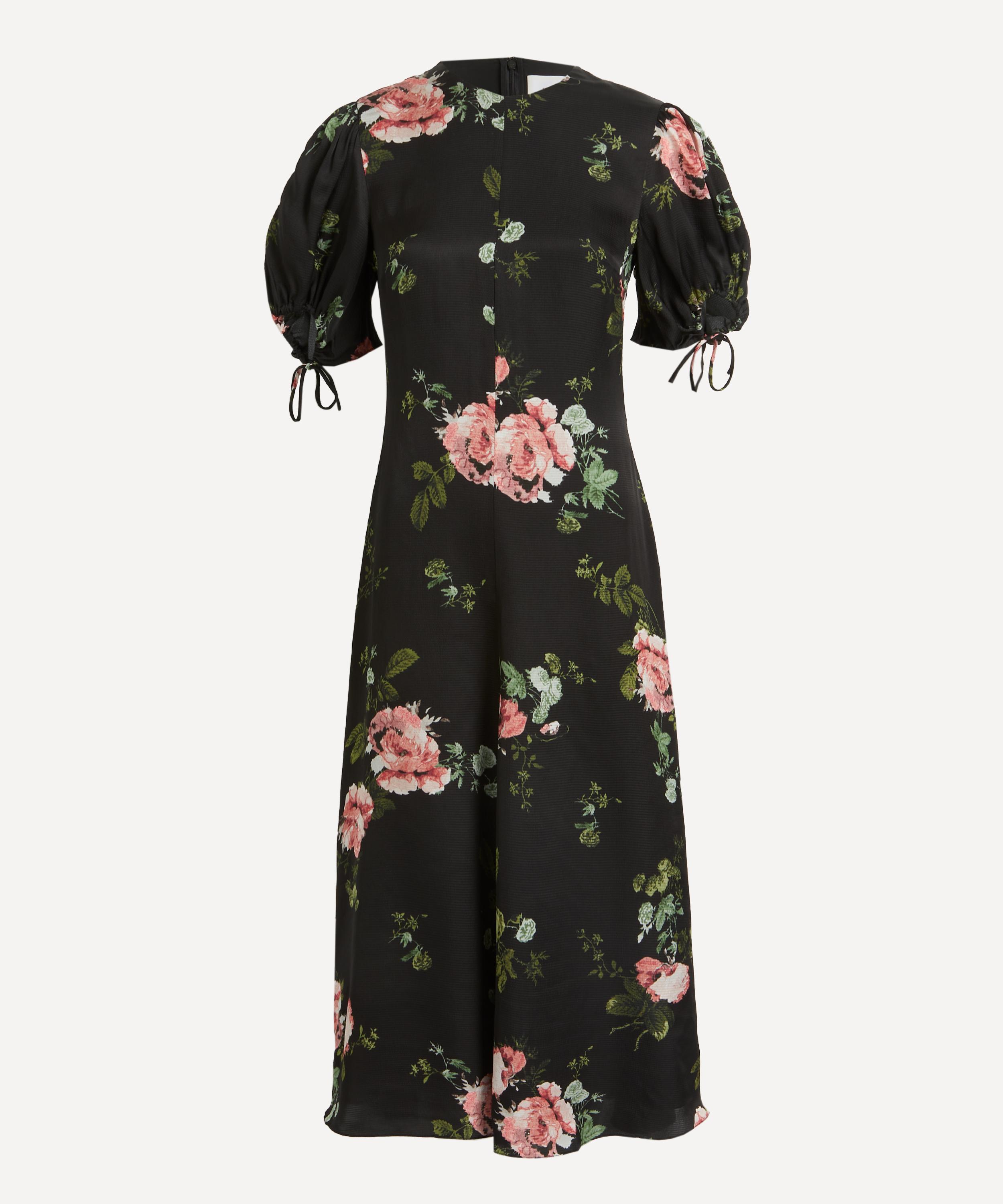 ERDEM ERDEM WOMEN'S SHORT-SLEEVE CAVENDISH ROSE DRESS 