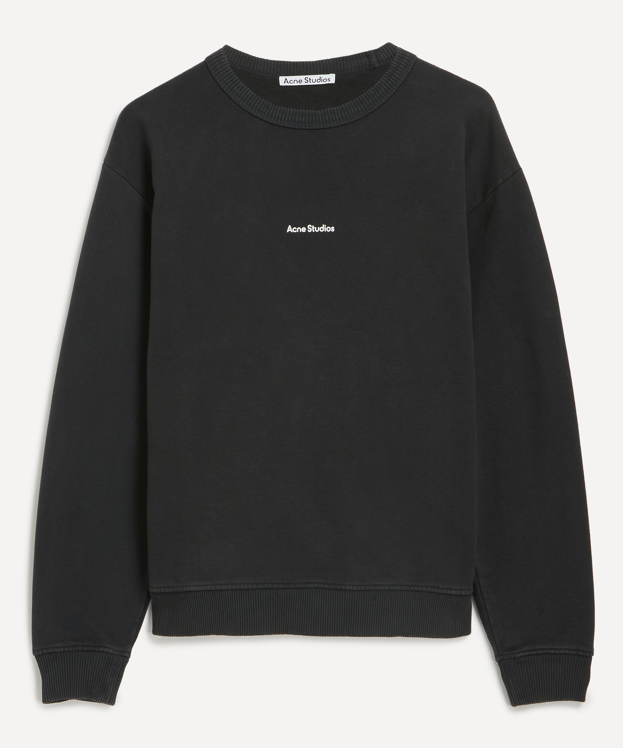 Acne Studios Women's Stamp Logo Sweatshirt Black XXS