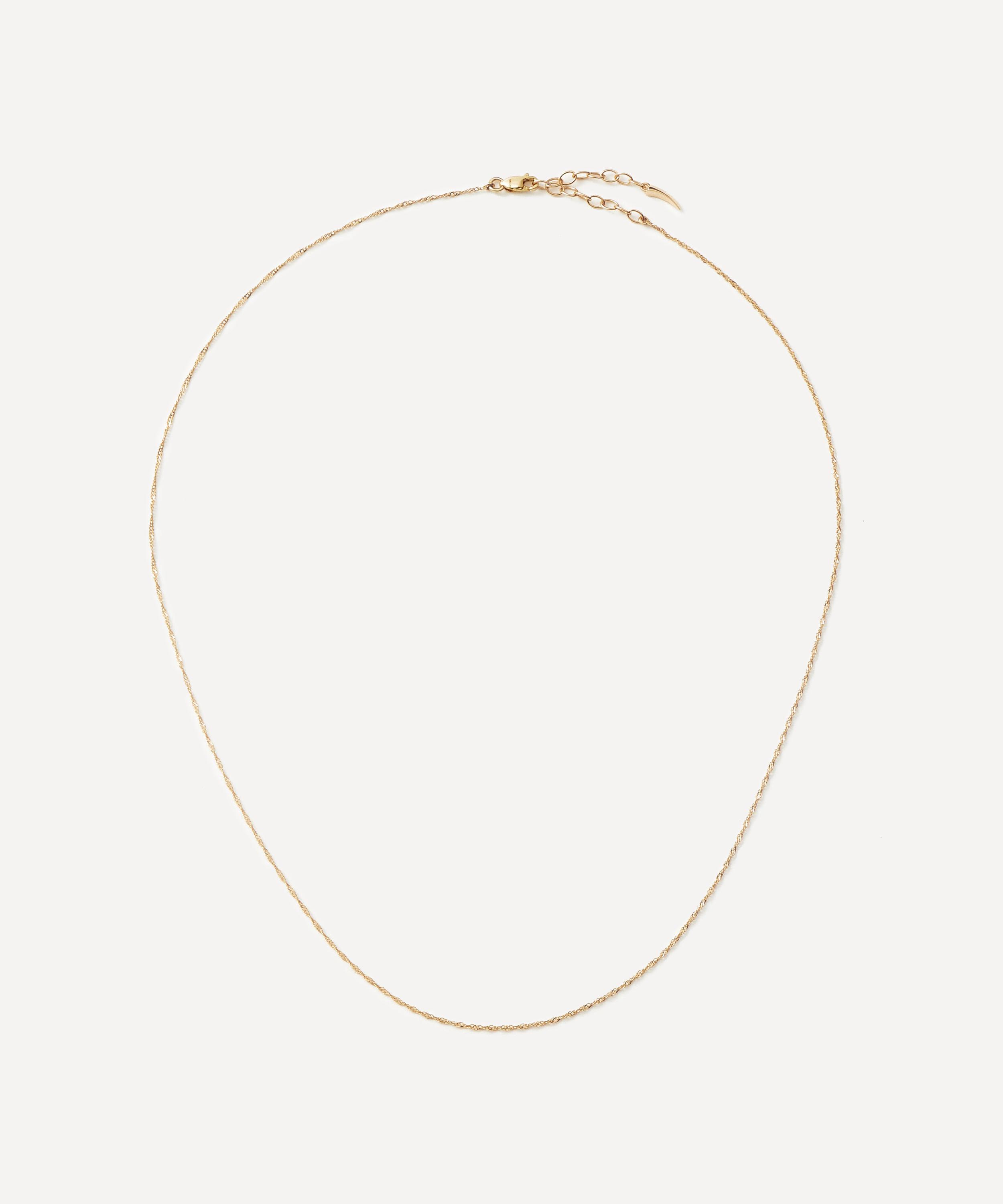Missoma 14ct Gold Fine Twisted Chain Necklace
