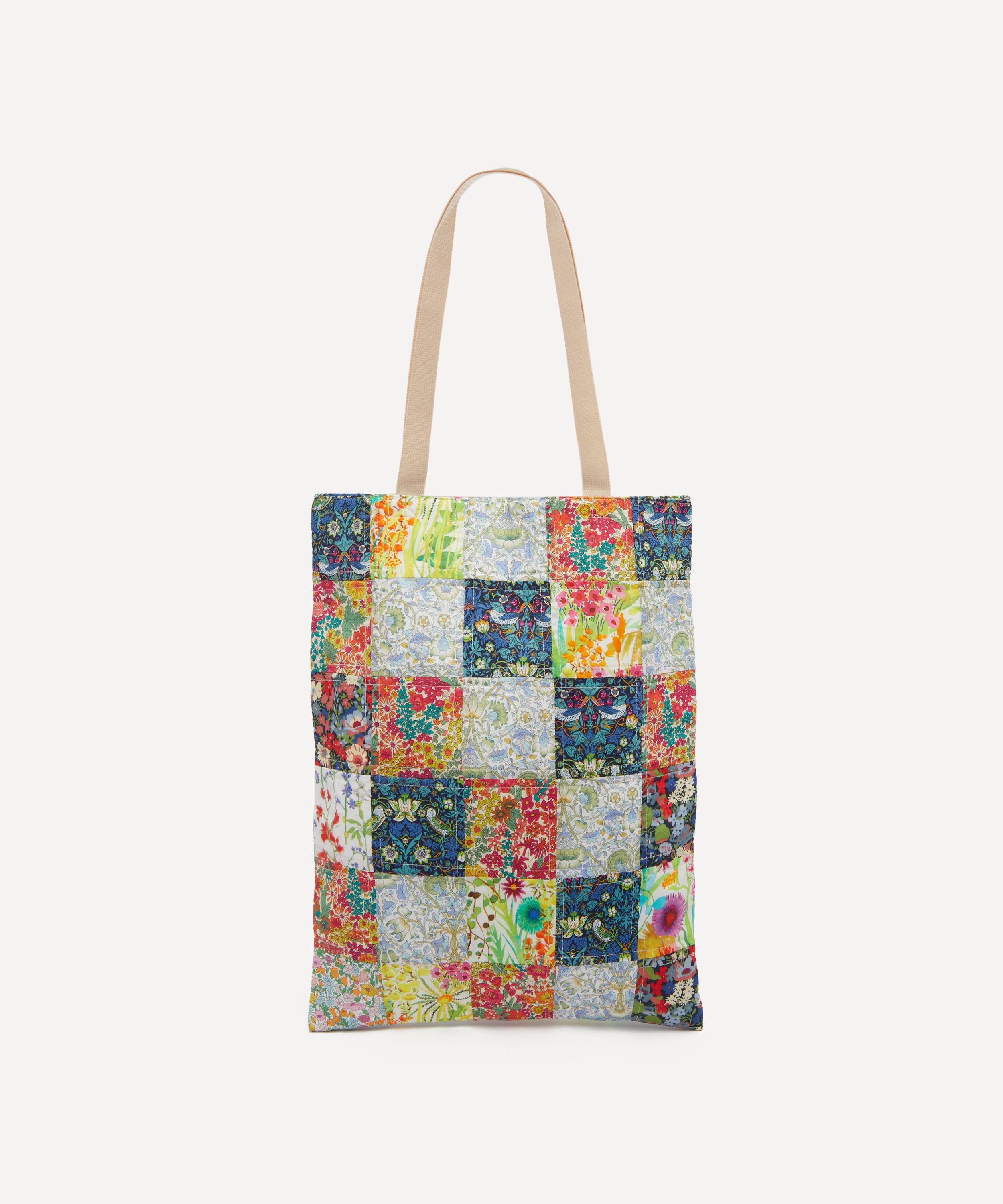 Liberty Patchwork Project Tote Bag In Multi