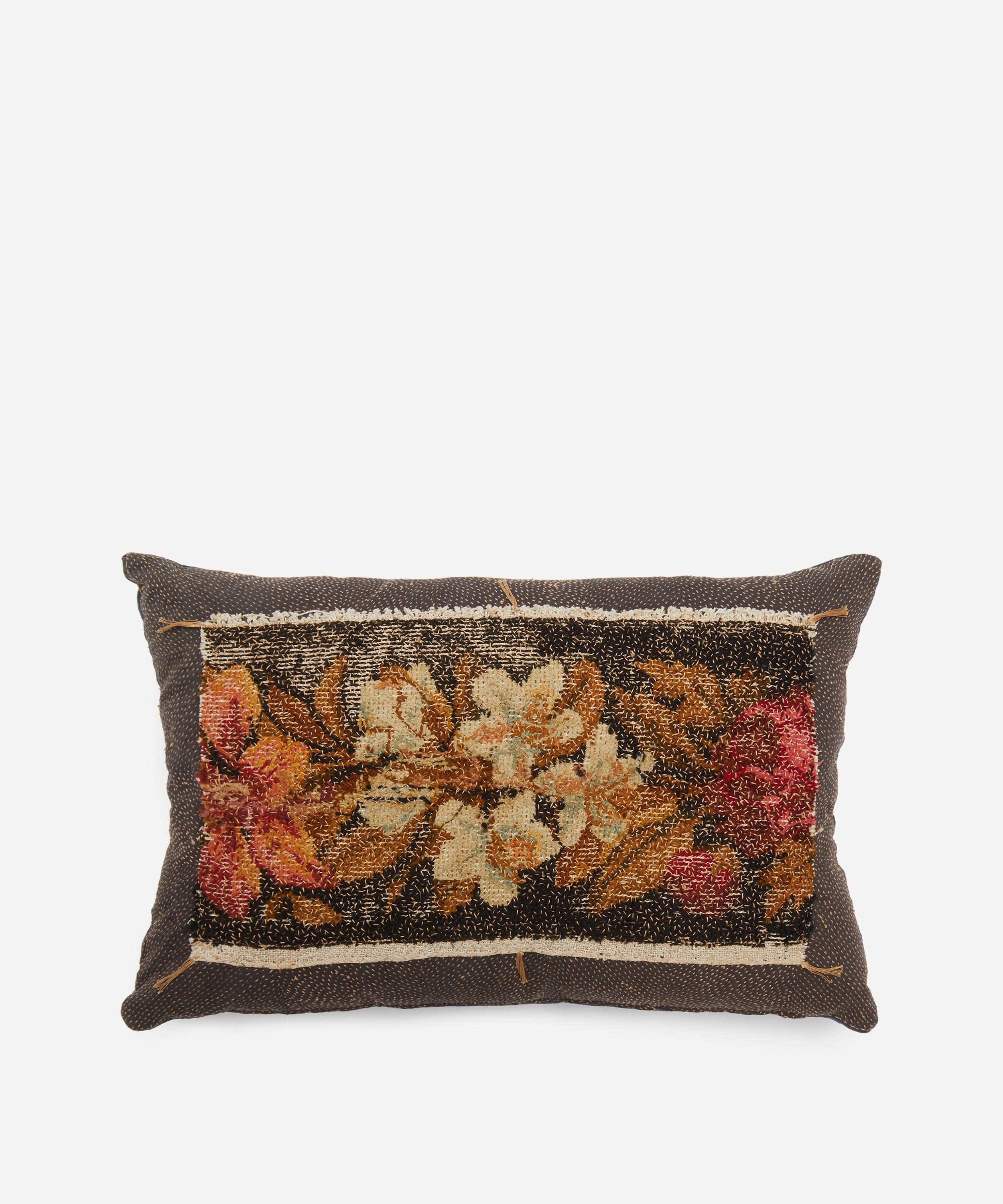 Shop By Walid Antique Woollen Needlepoint Cushion 1153