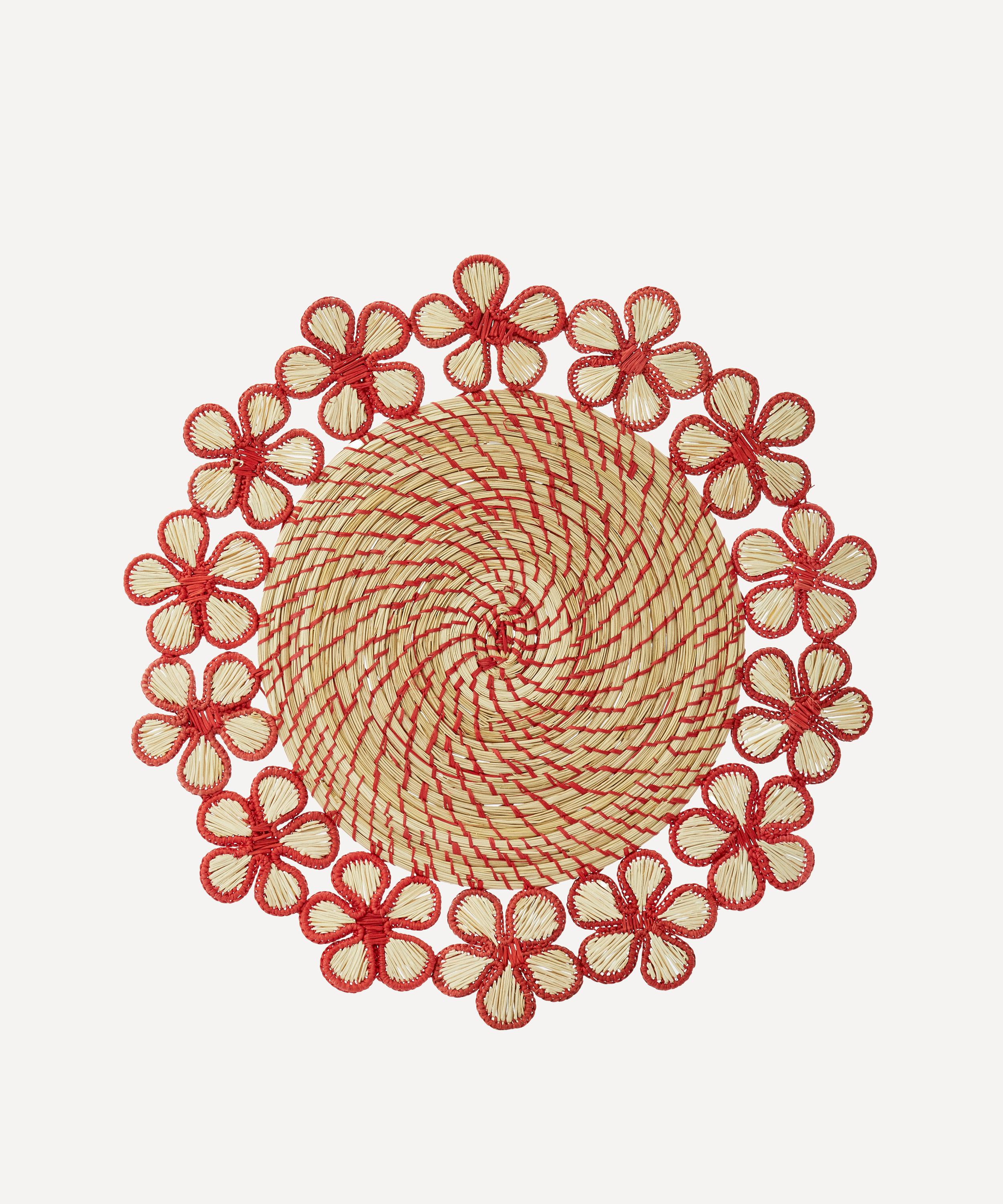 Coro Cora Flowers Spiral Placemat