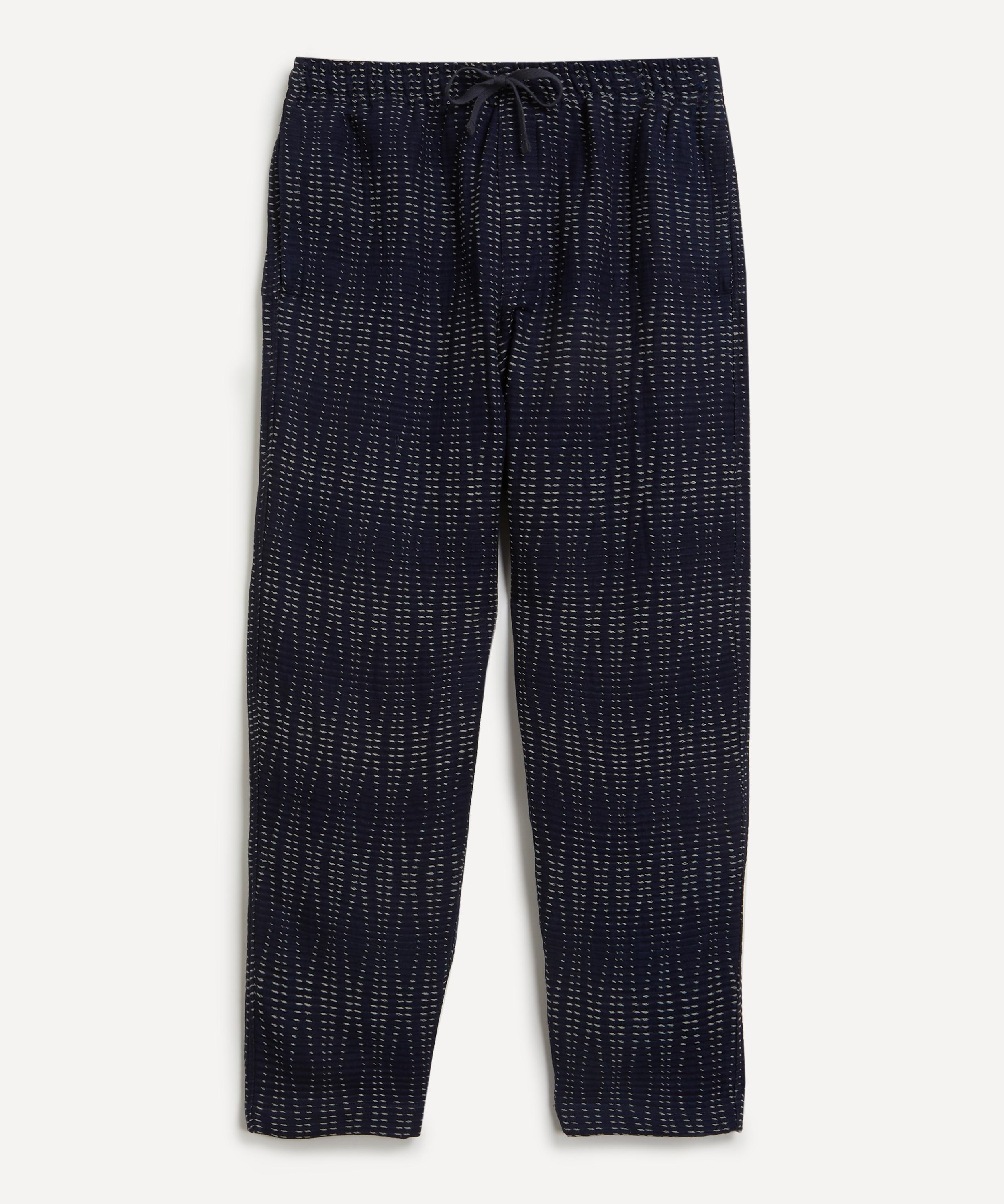 Ymc You Must Create Ymc Mens Alva Indigo Sashiko-stitched Trousers