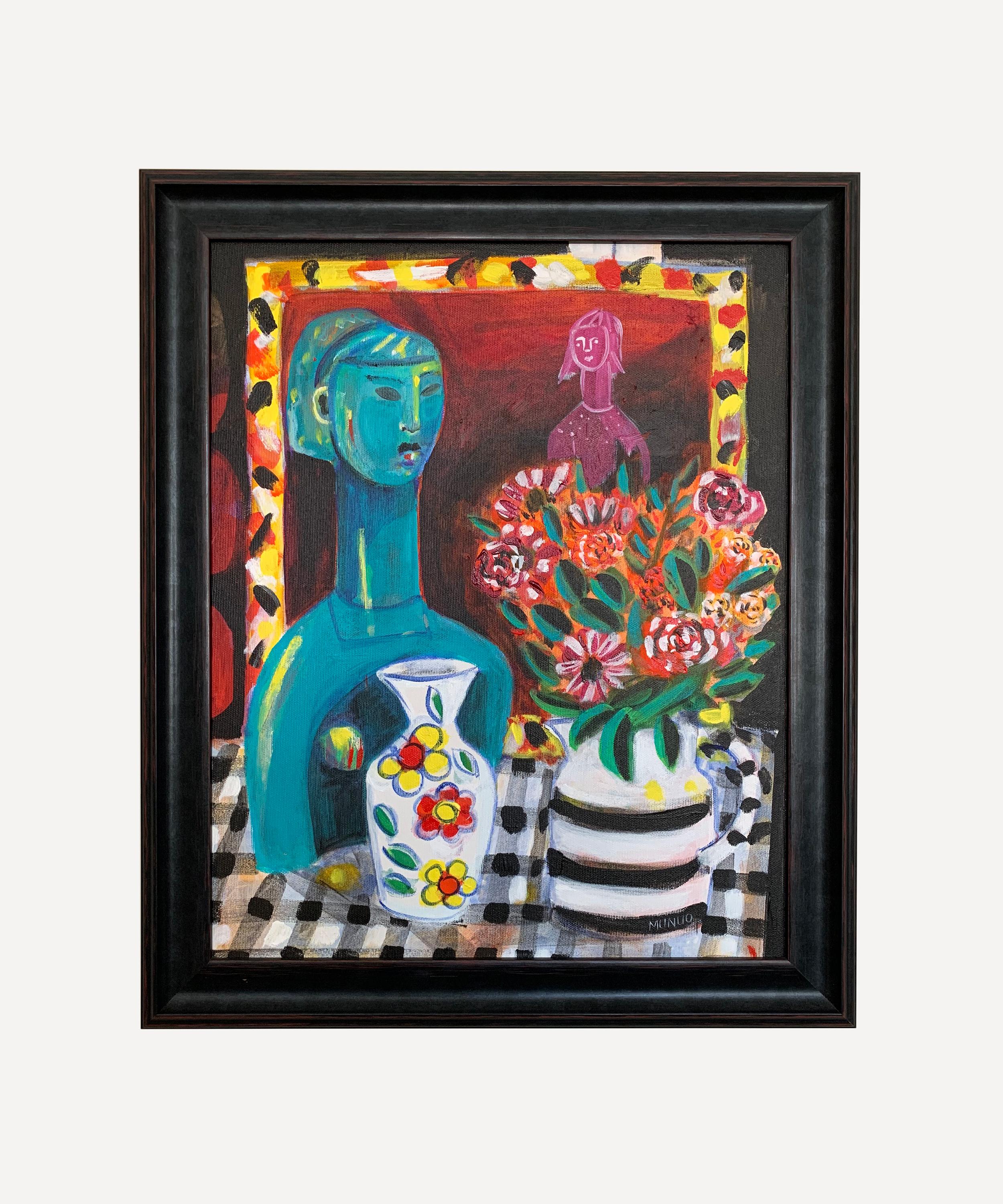 NAOMI MUNUO NAOMI MUNUO FLORIBUNDA 2023 ORIGINAL FRAMED ARTWORK 