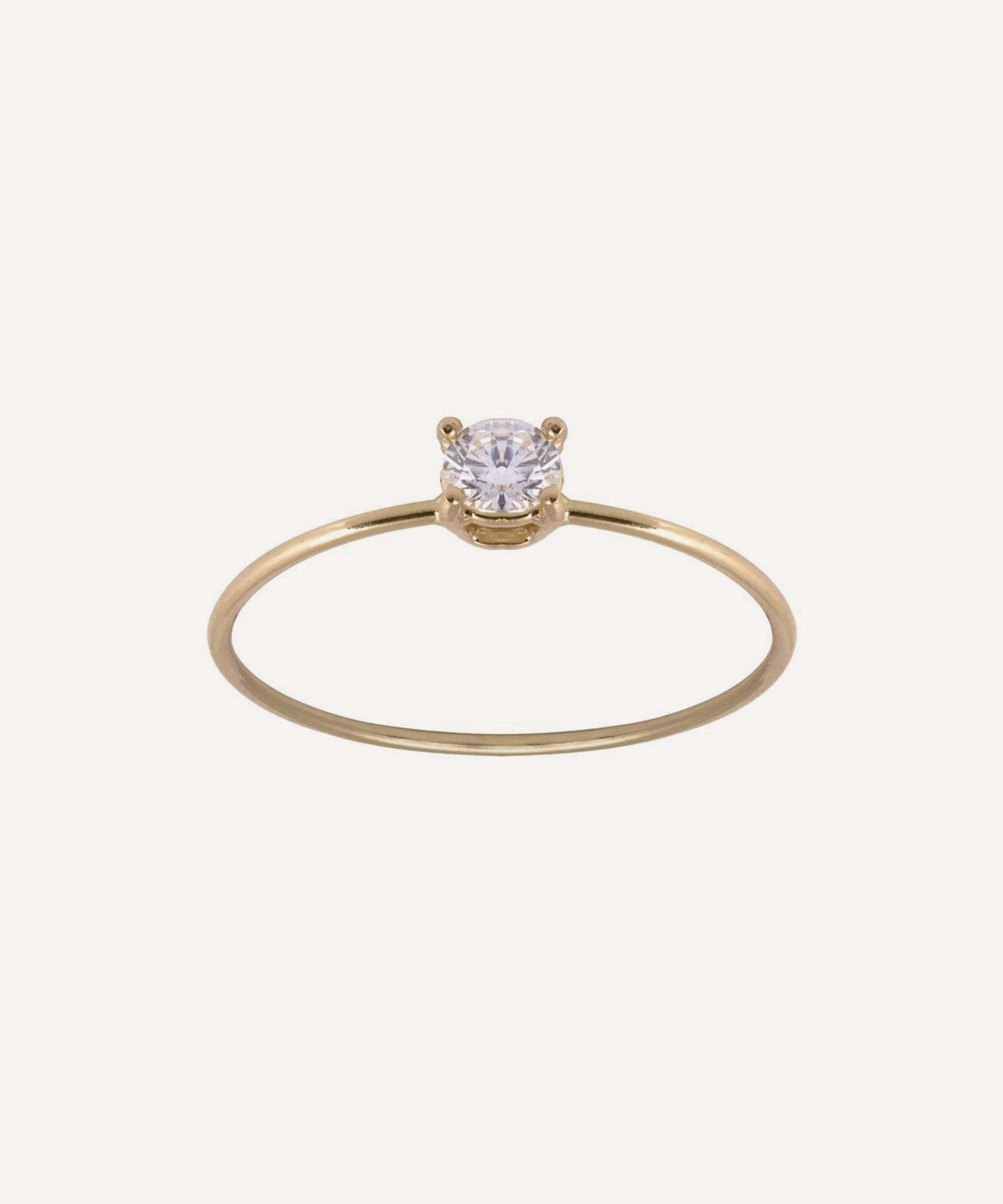 Atelier Vm 18ct Gold Anello Principesca Miss Diamond Ring