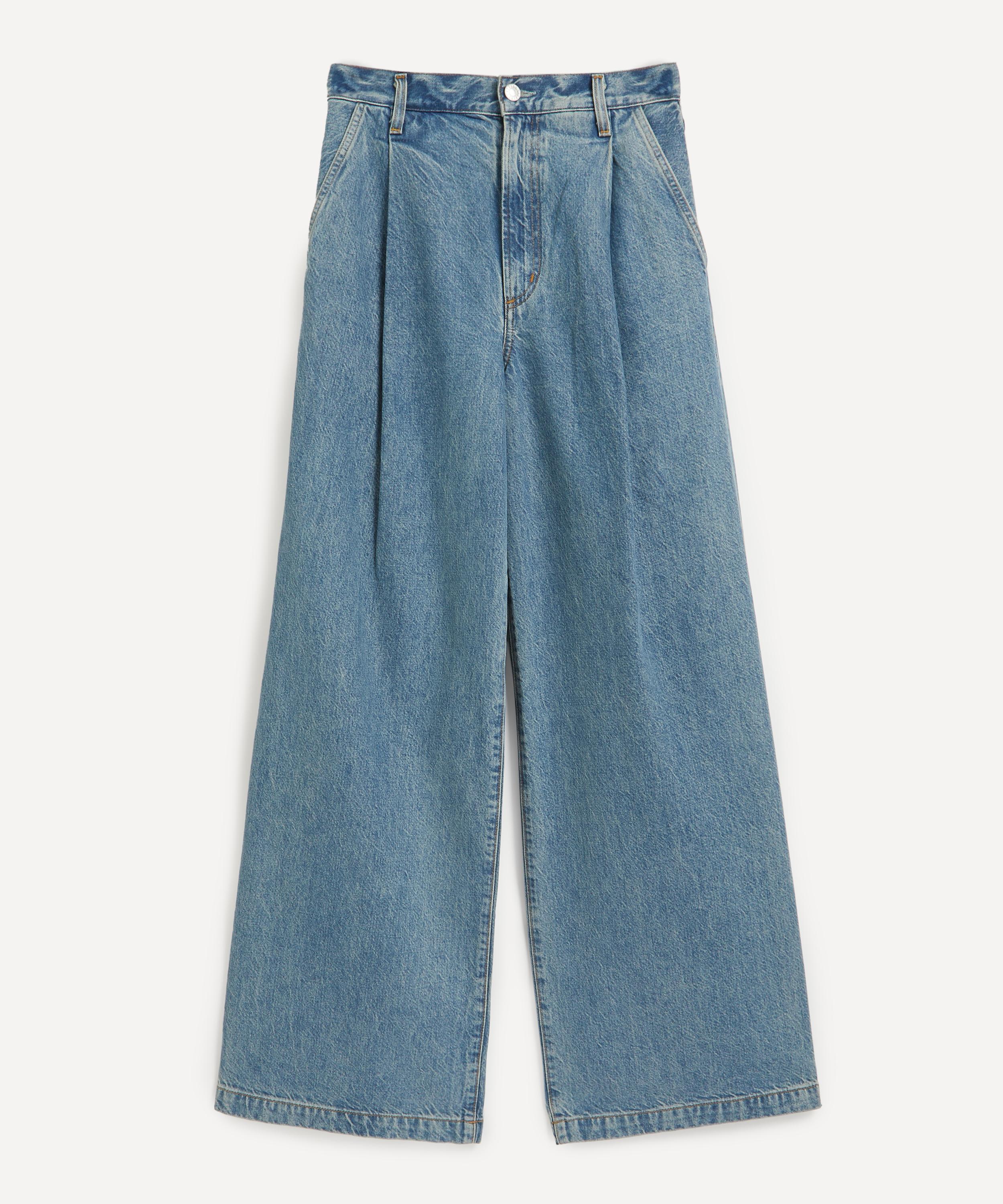AGOLDE AGOLDE WOMEN'S ELLIS WIDE-LEG DENIM TROUSERS 