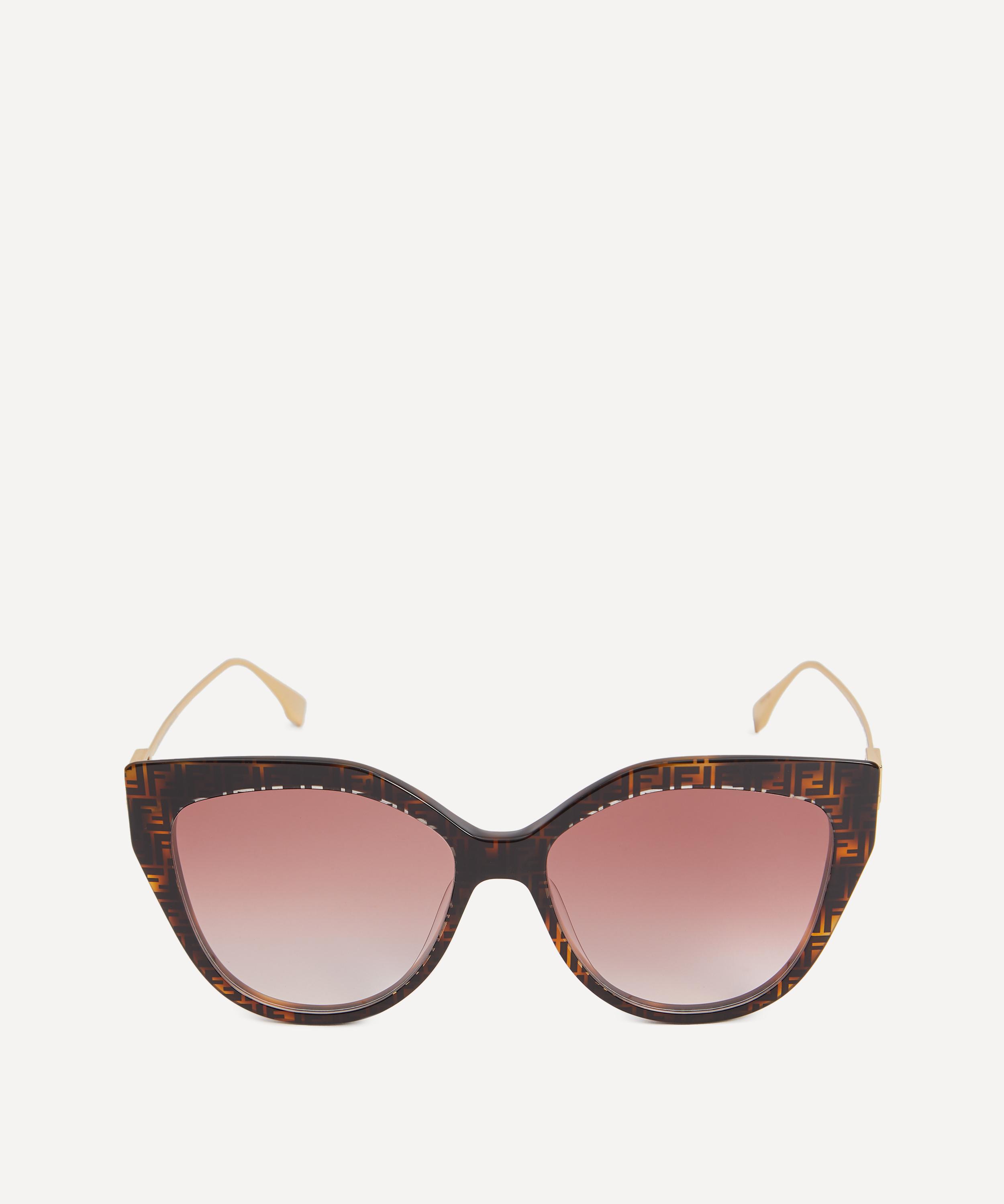 Fendi Women's Baguette Havana Acetate Sunglasses