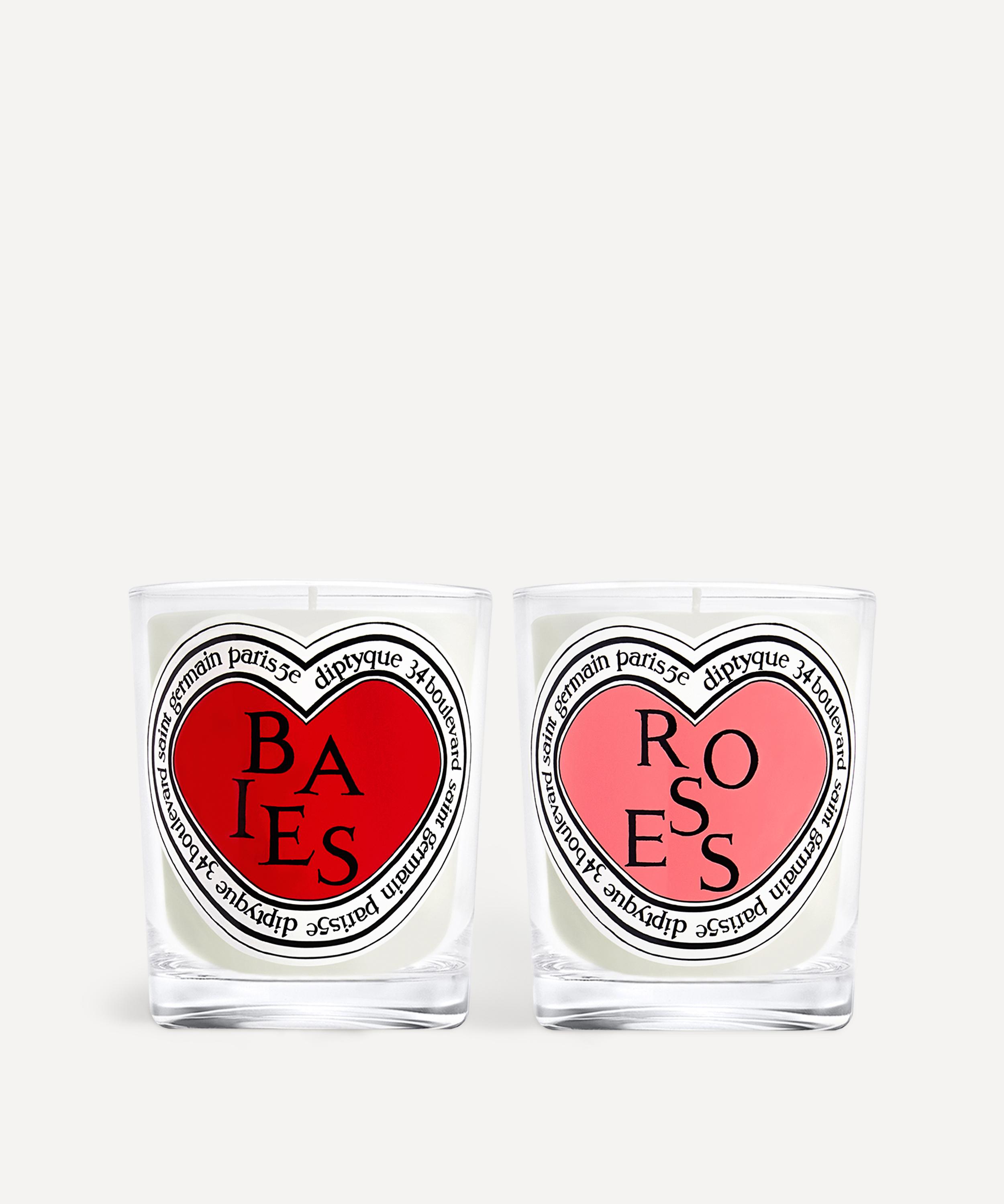 Shop Diptyque Limited Edition Valentines Duo Baies And Roses Set