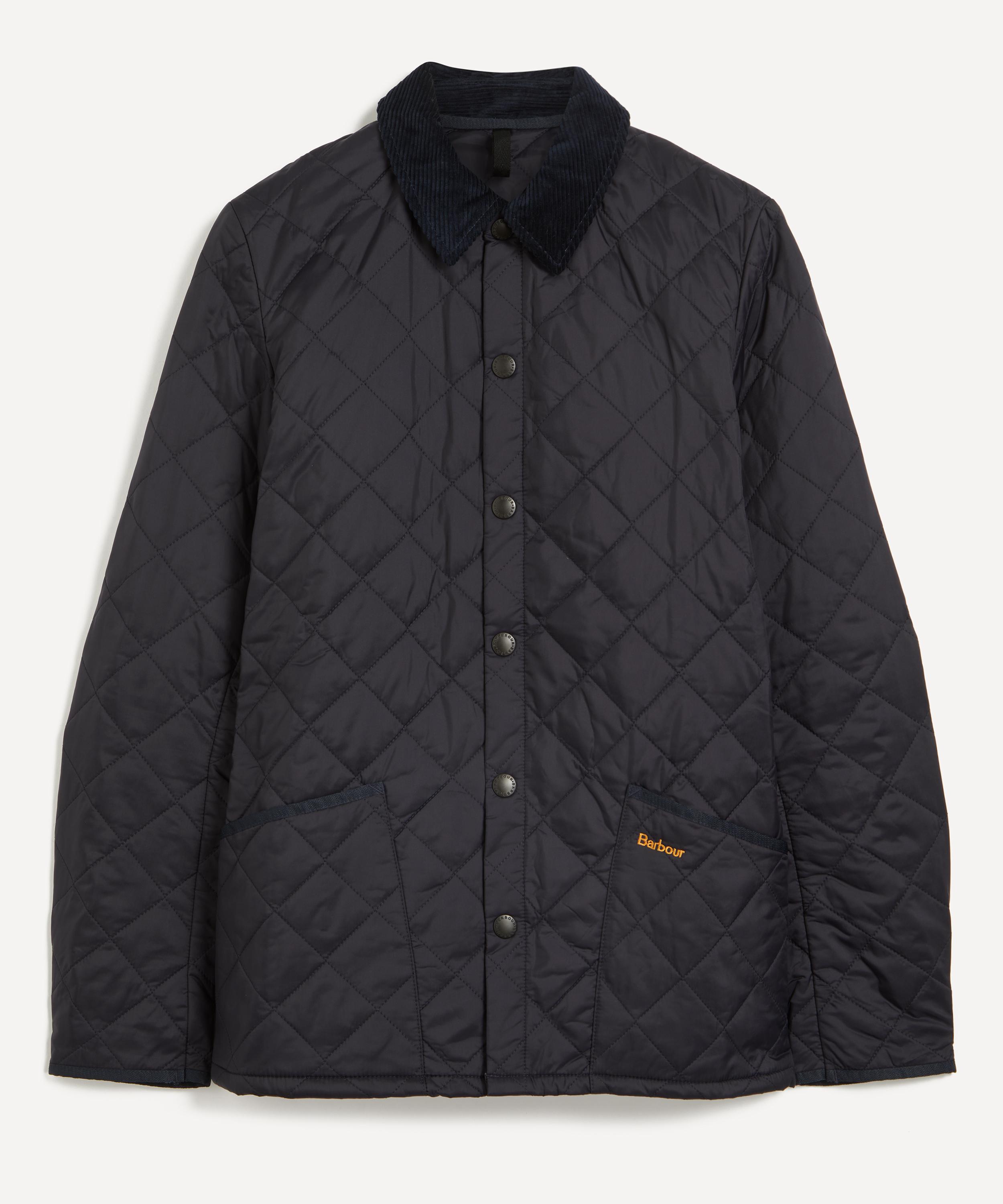 BARBOUR BARBOUR MENS HERITAGE LIDDESDALE NAVY QUILTED JACKET 