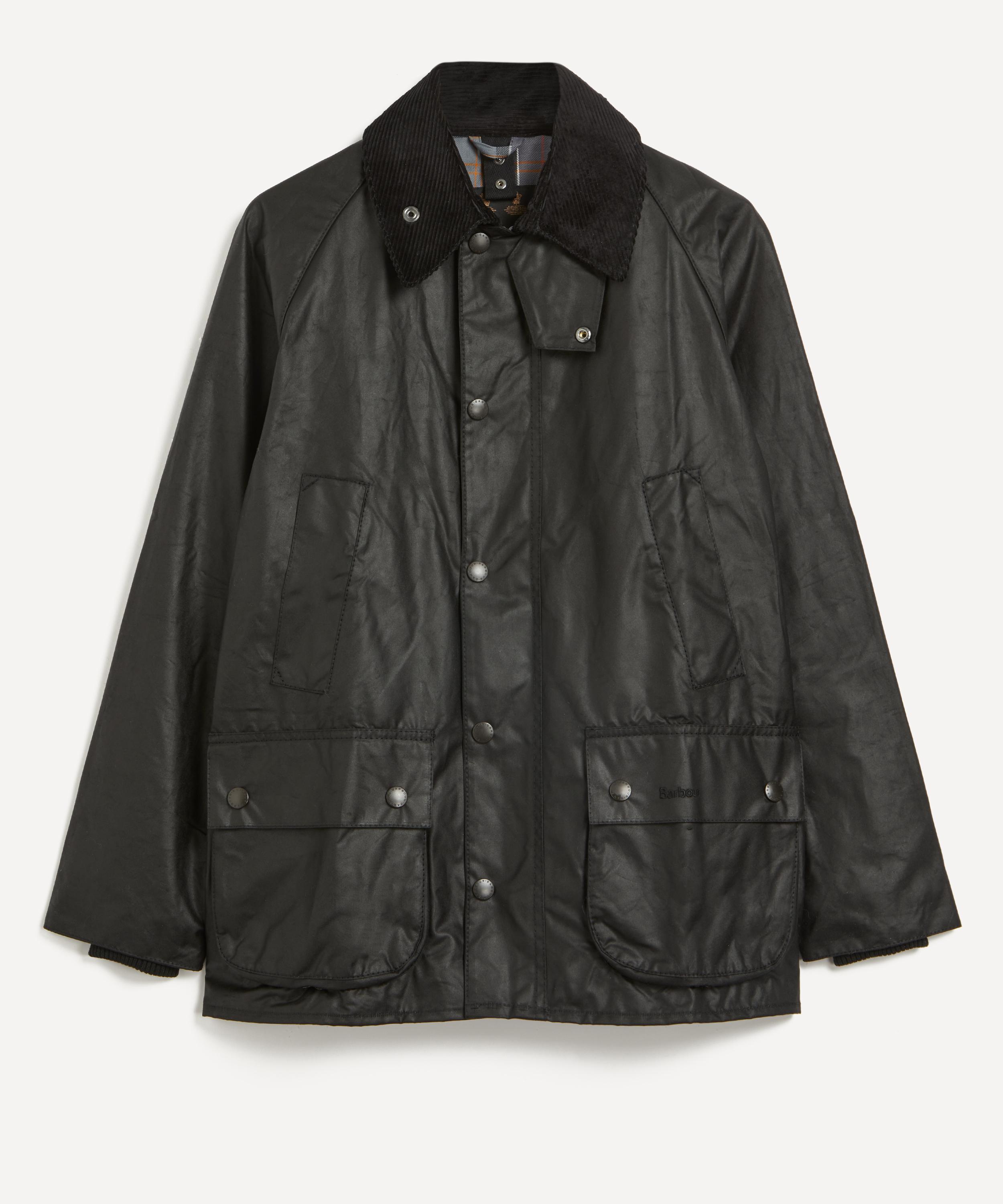 BARBOUR BARBOUR MENS BEDALE BLACK WAXED JACKET 