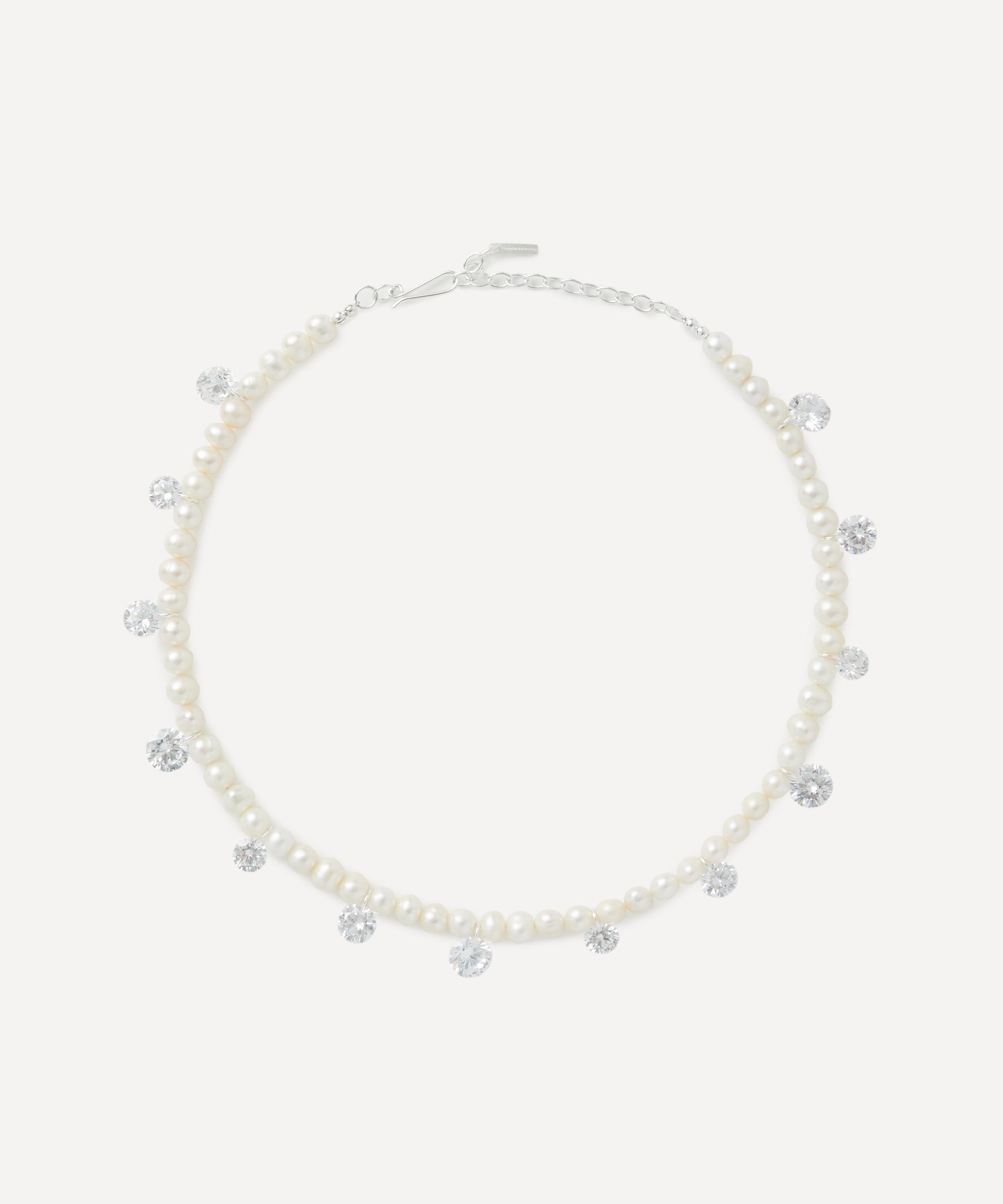 Shop Completedworks Sterling Silver Dreaming Awake Pearl Necklace