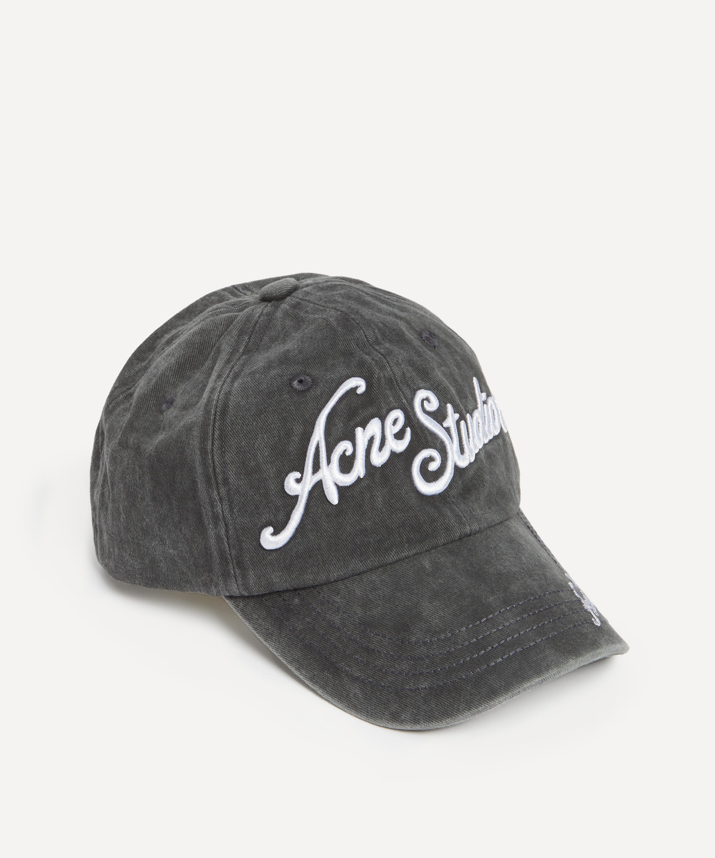 ACNE STUDIOS ACNE STUDIOS WOMEN'S LOGO WASHED COTTON BASEBALL CAP 