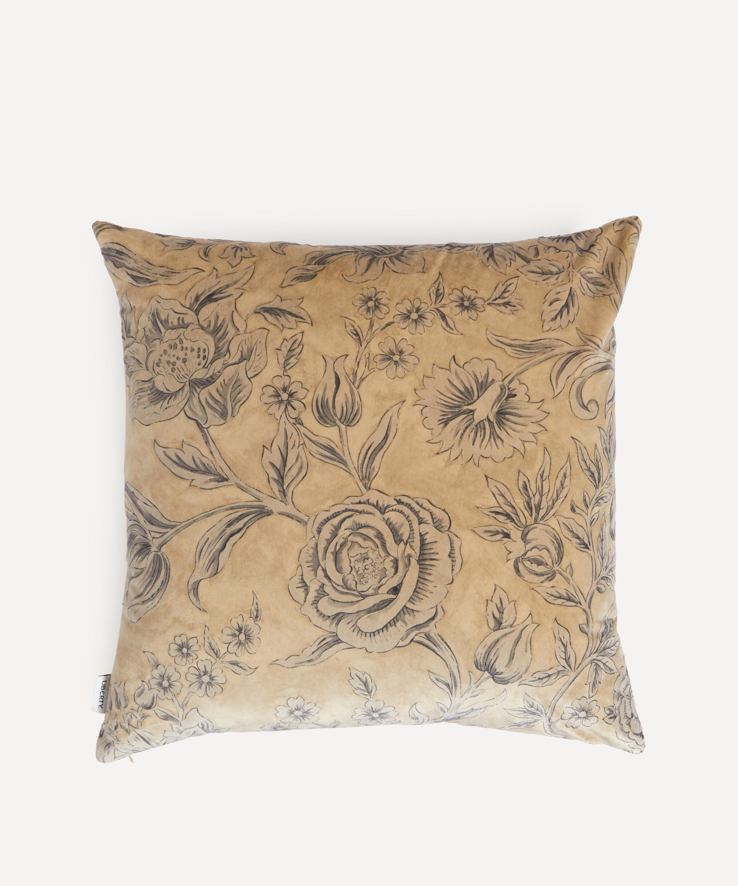Shop Liberty Sambourne Vine Velvet Cushion
