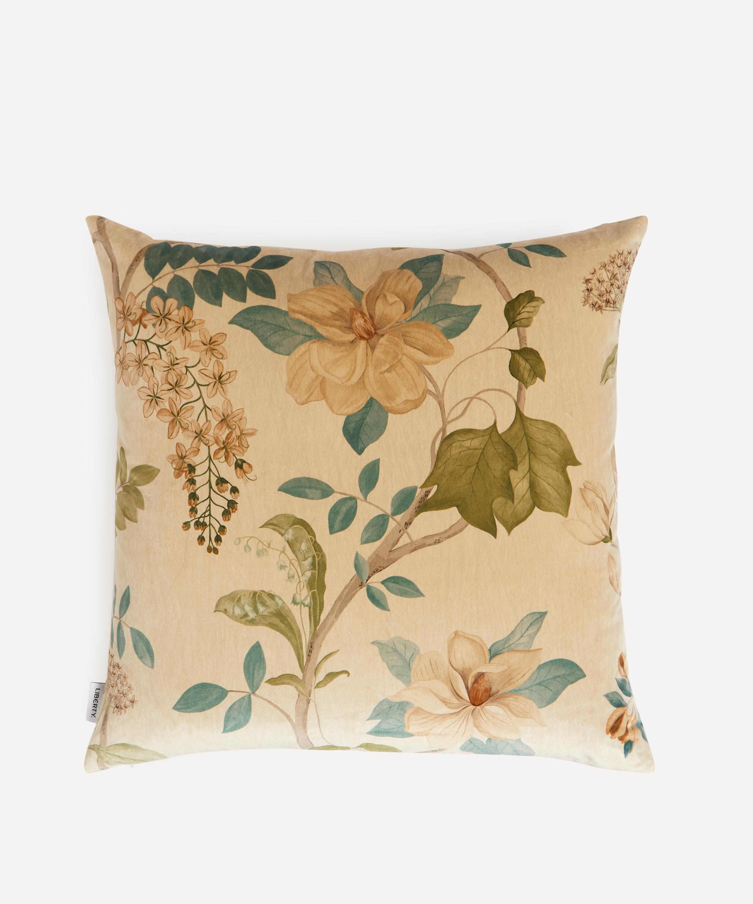 Shop Liberty Magical Plants Velvet Cushion