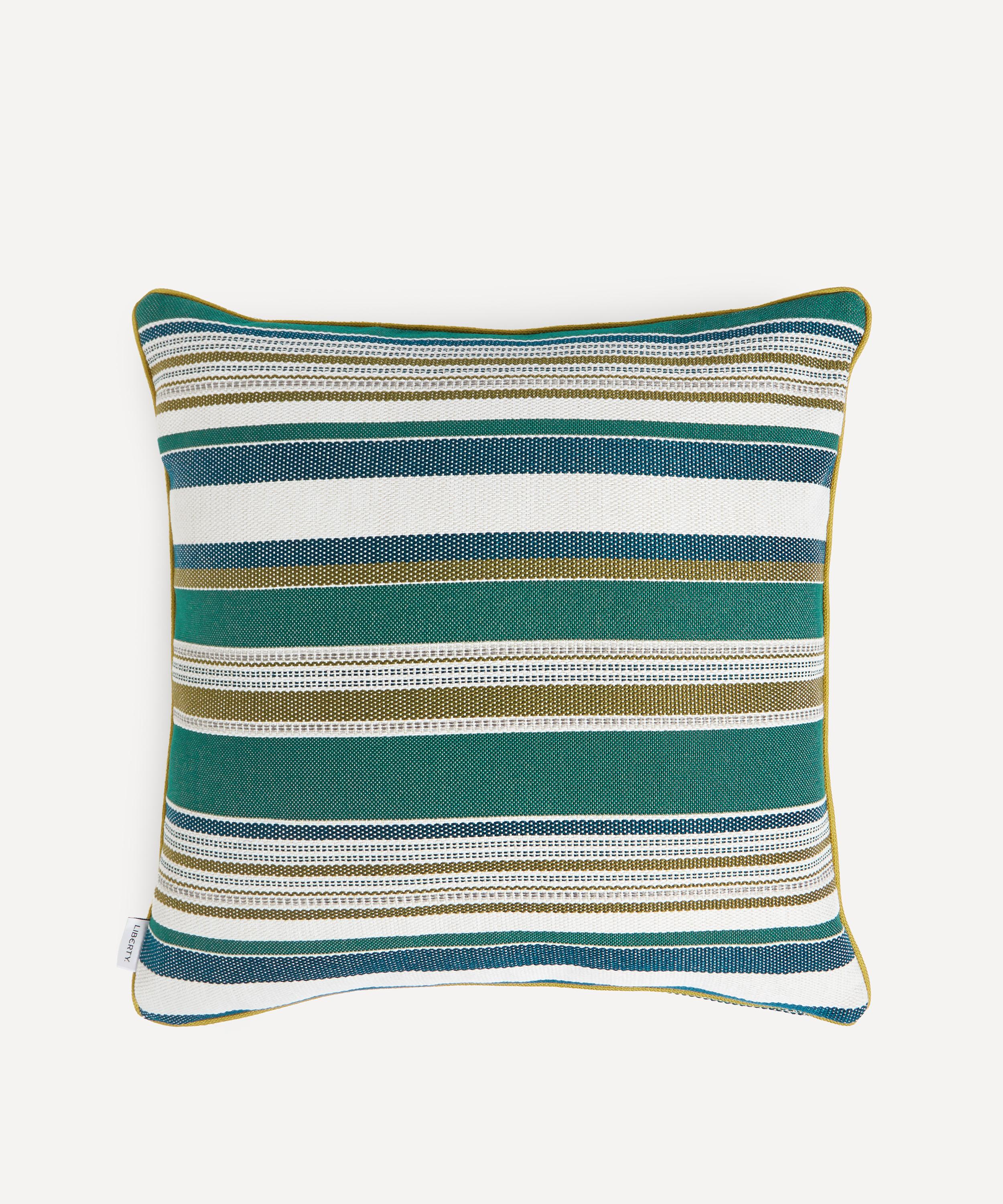 Shop Liberty Cabana Stripe Square Outdoor Cushion