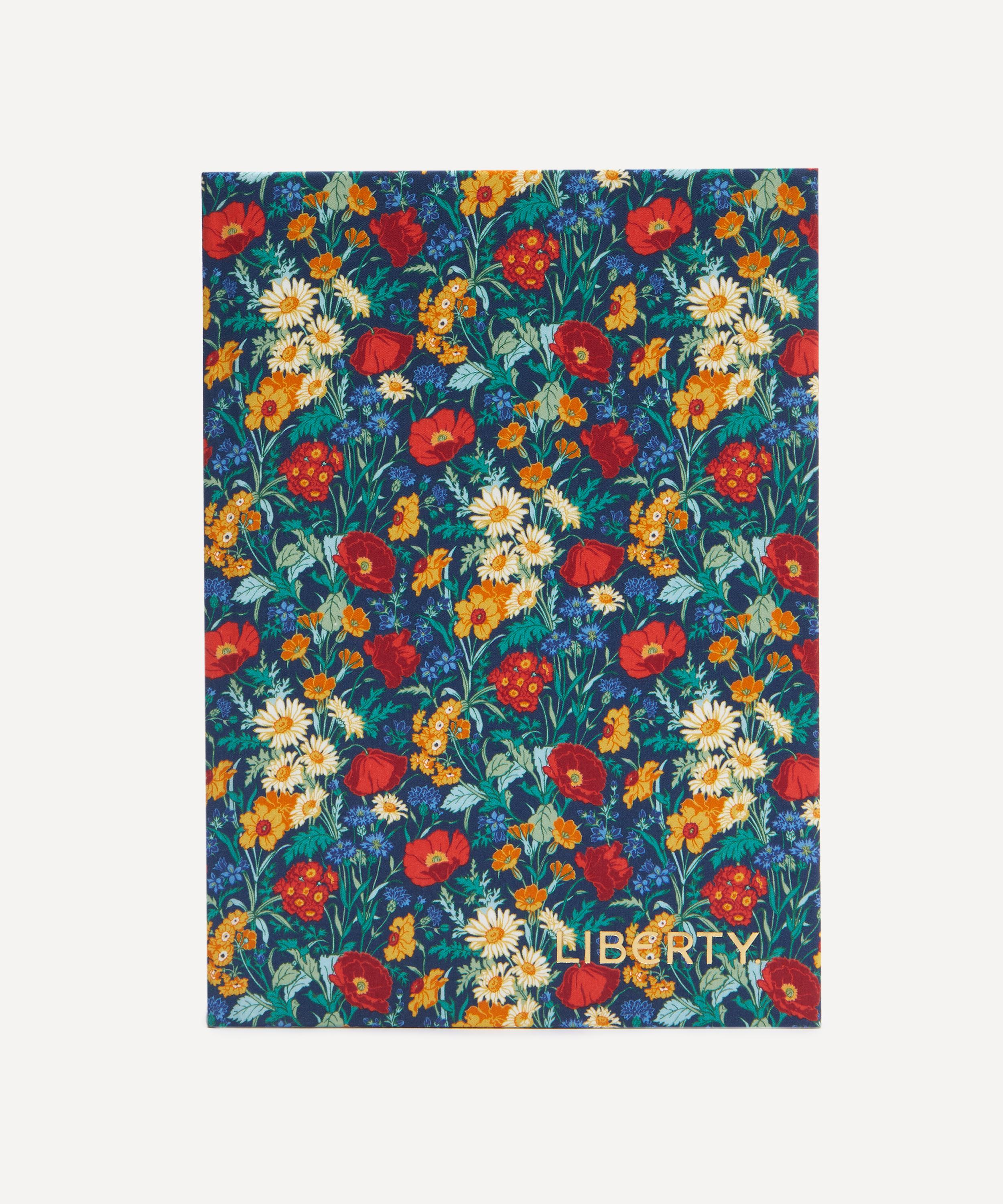 Liberty Florence May Print Cotton A5 Lined Notebook