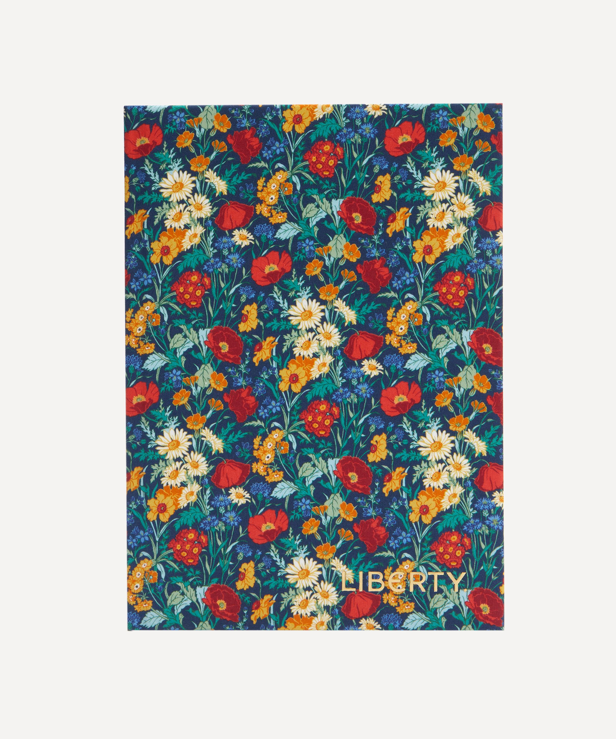 Liberty Florence May Print Cotton A5 Lined Notebook