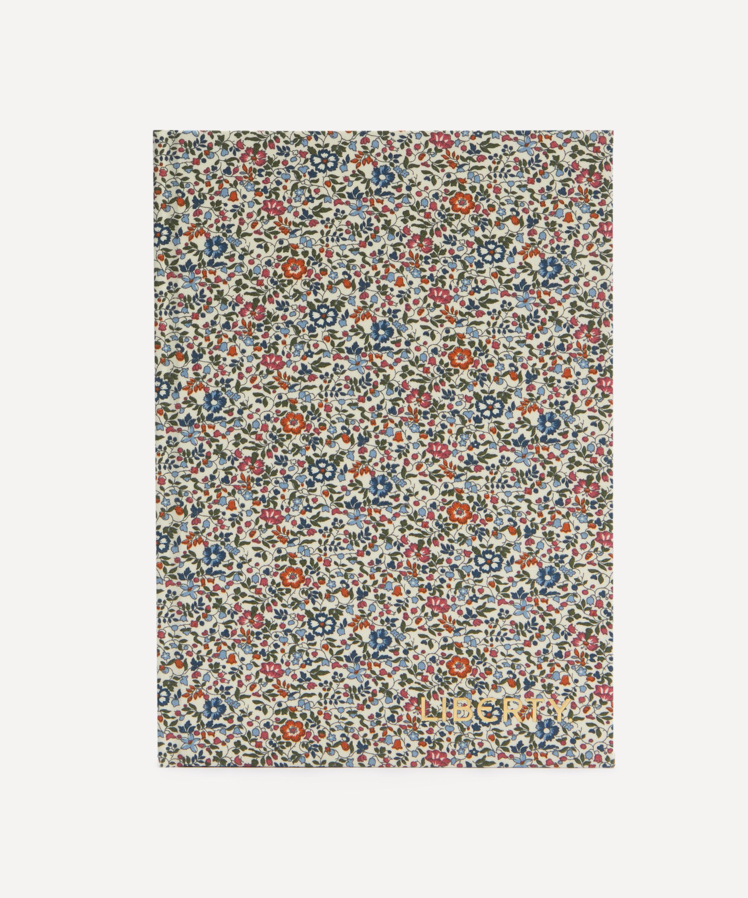 Liberty Katie And Millie Print Cotton A5 Lined Notebook