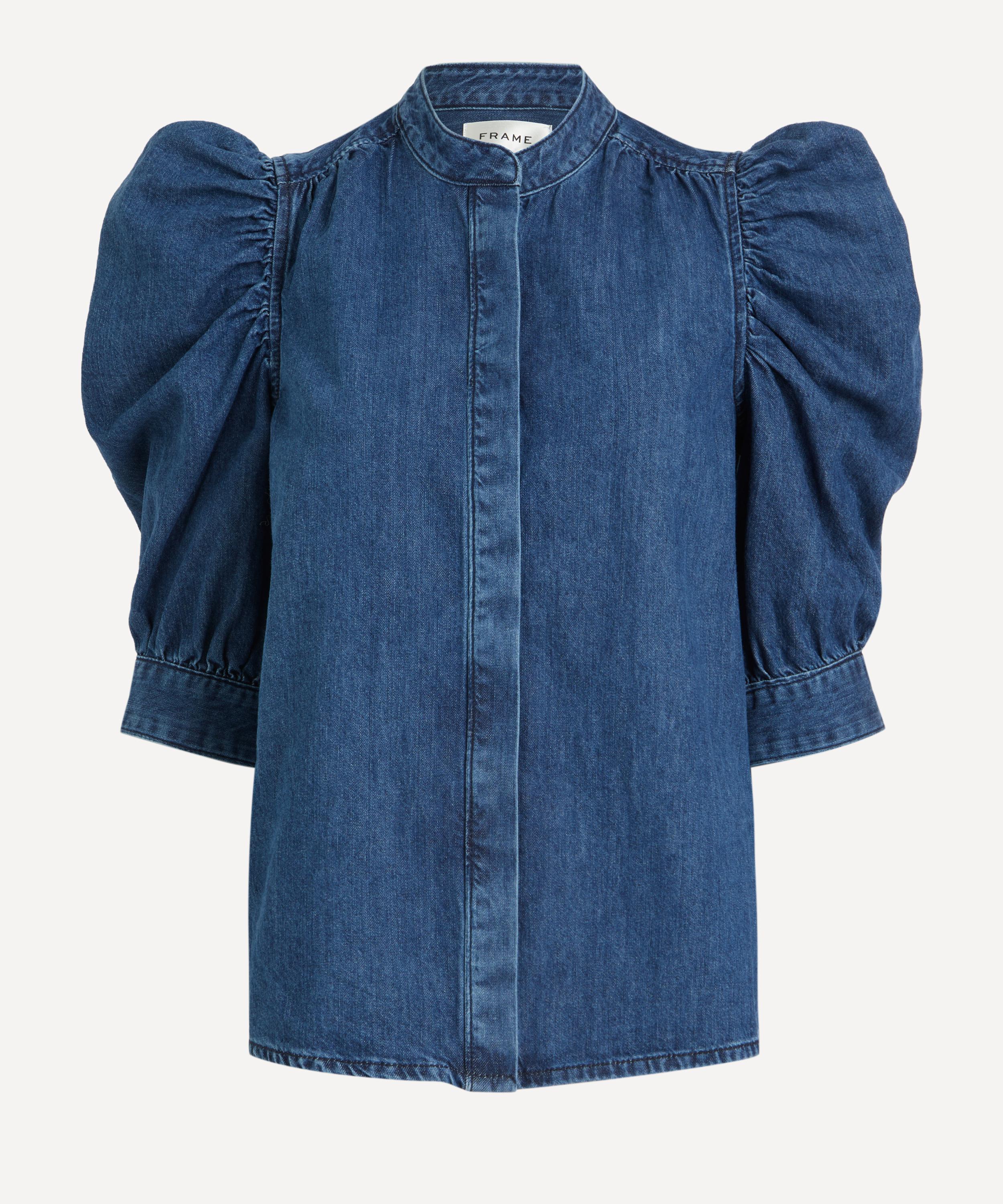 FRAME FRAME WOMEN'S GILLIAN DENIM TOP 