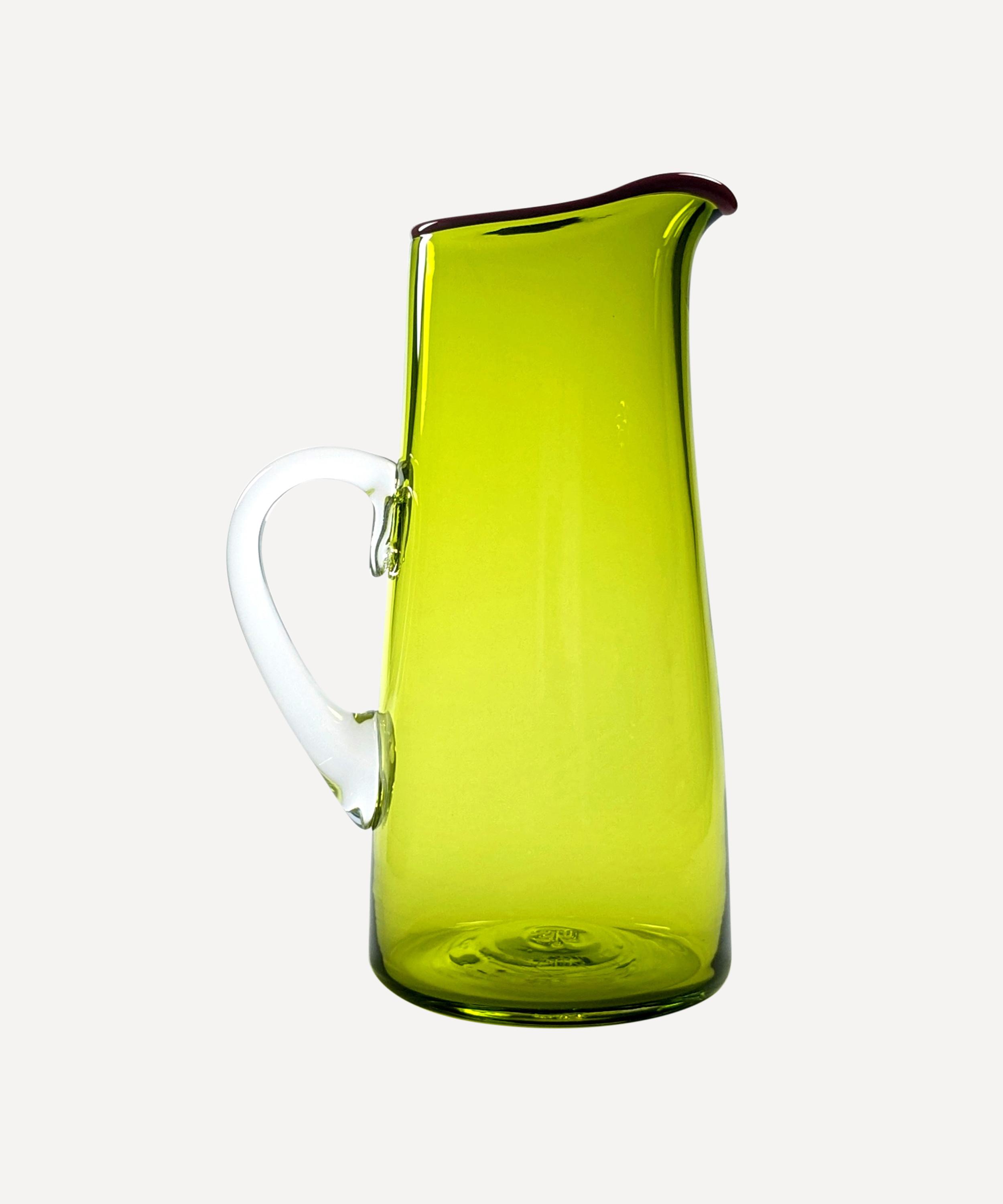 STEWART HEARN STEWART HEARN RAINBOW RIM CONICAL JUG 
