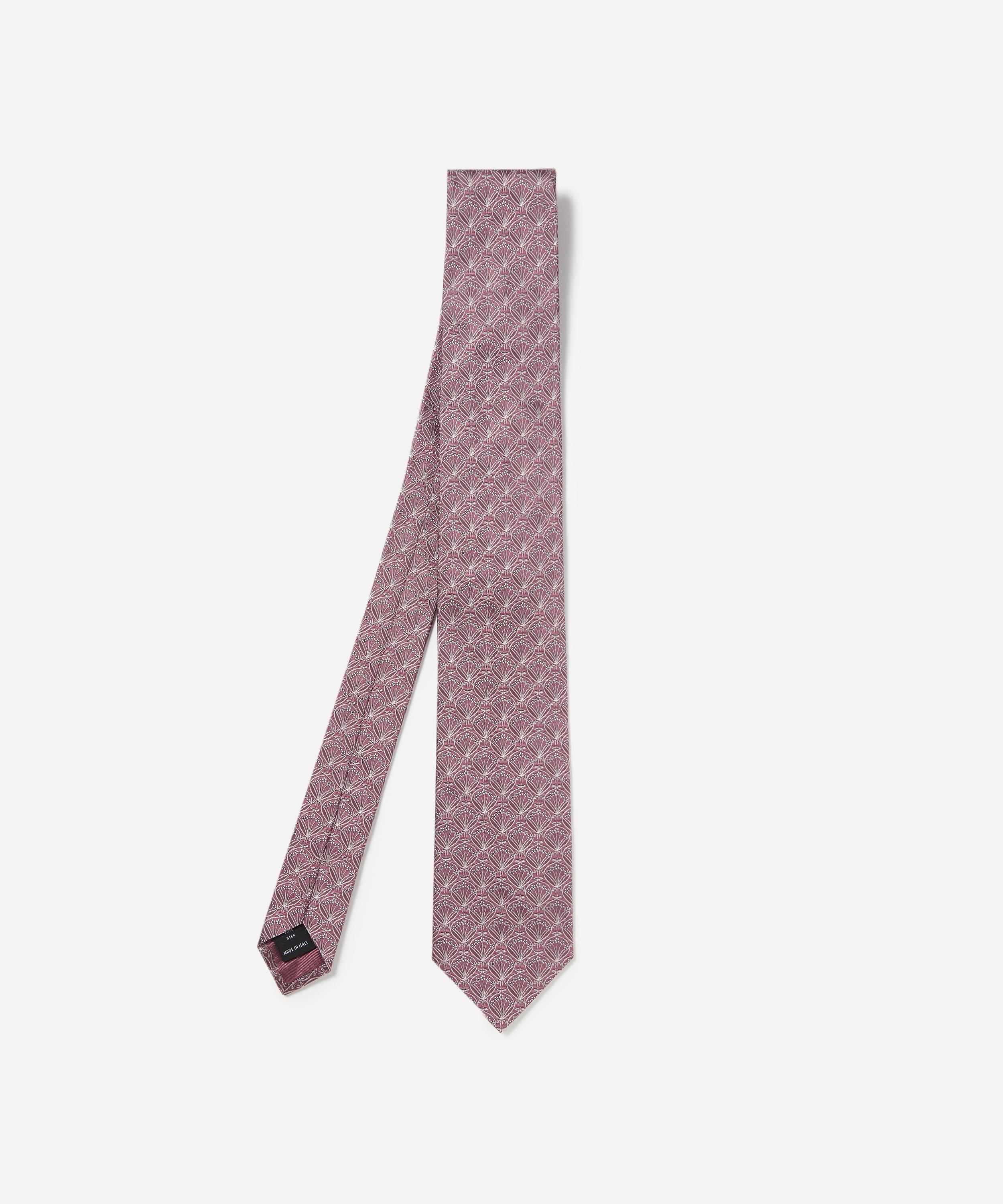 Liberty Mens Iphis Jacquard Silk Tie Light Pink