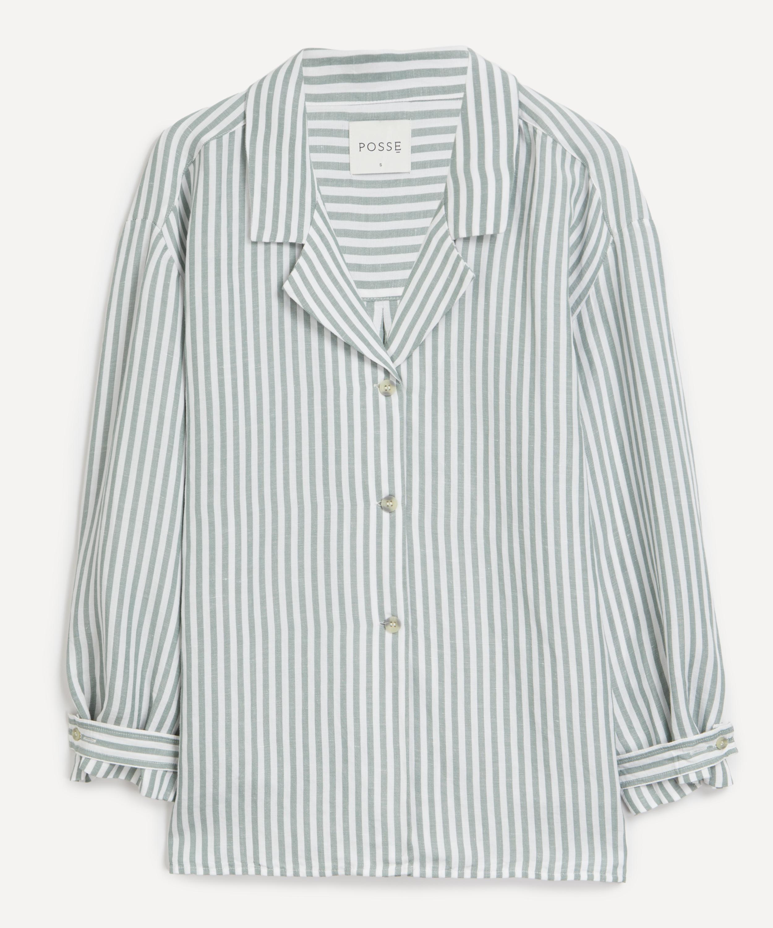POSSE POSSE WOMEN'S ZADIE STRIPE SHIRT 