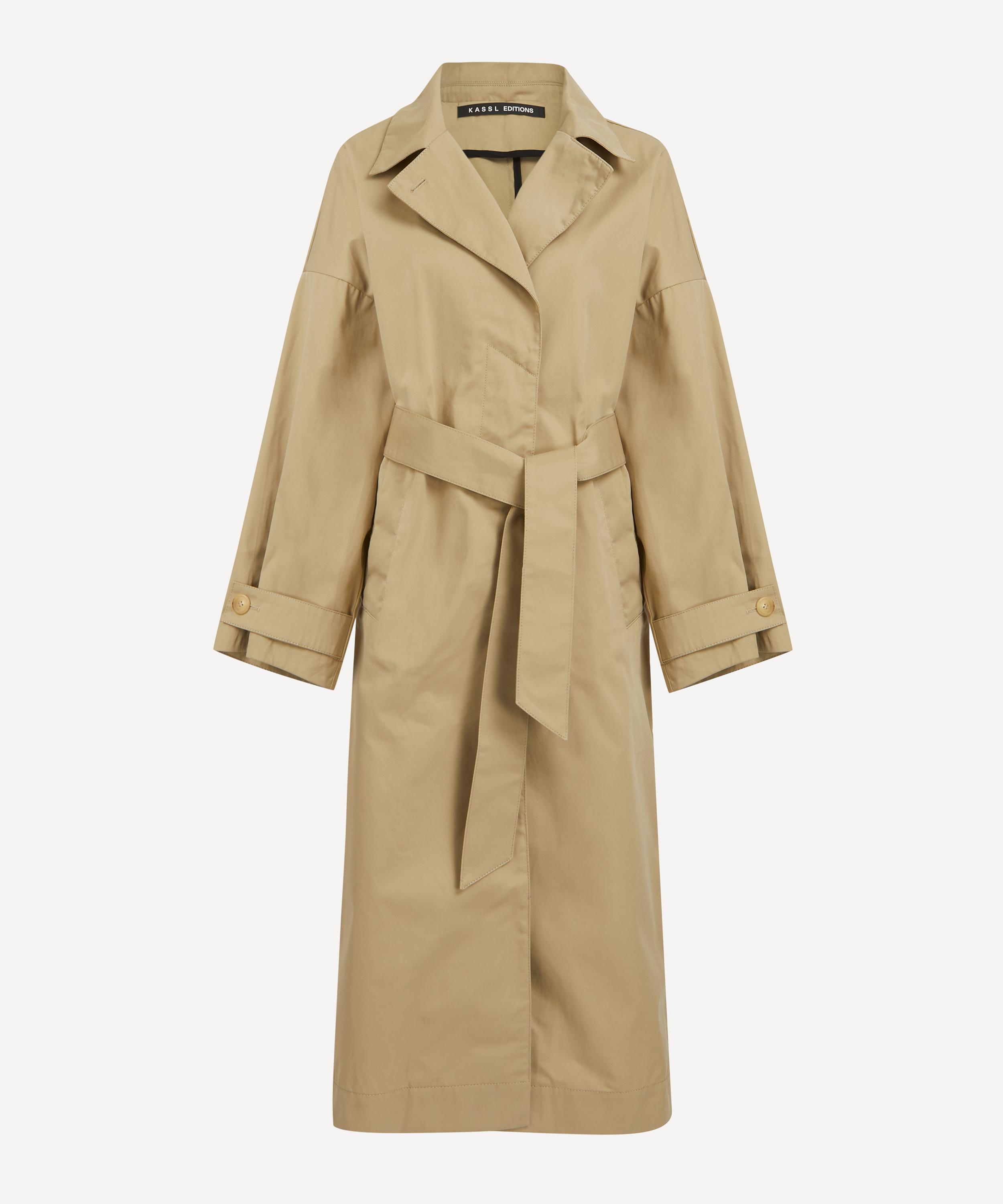 KASSL EDITIONS KASSL EDITIONS WOMEN'S CLASSIC TRENCH COAT 