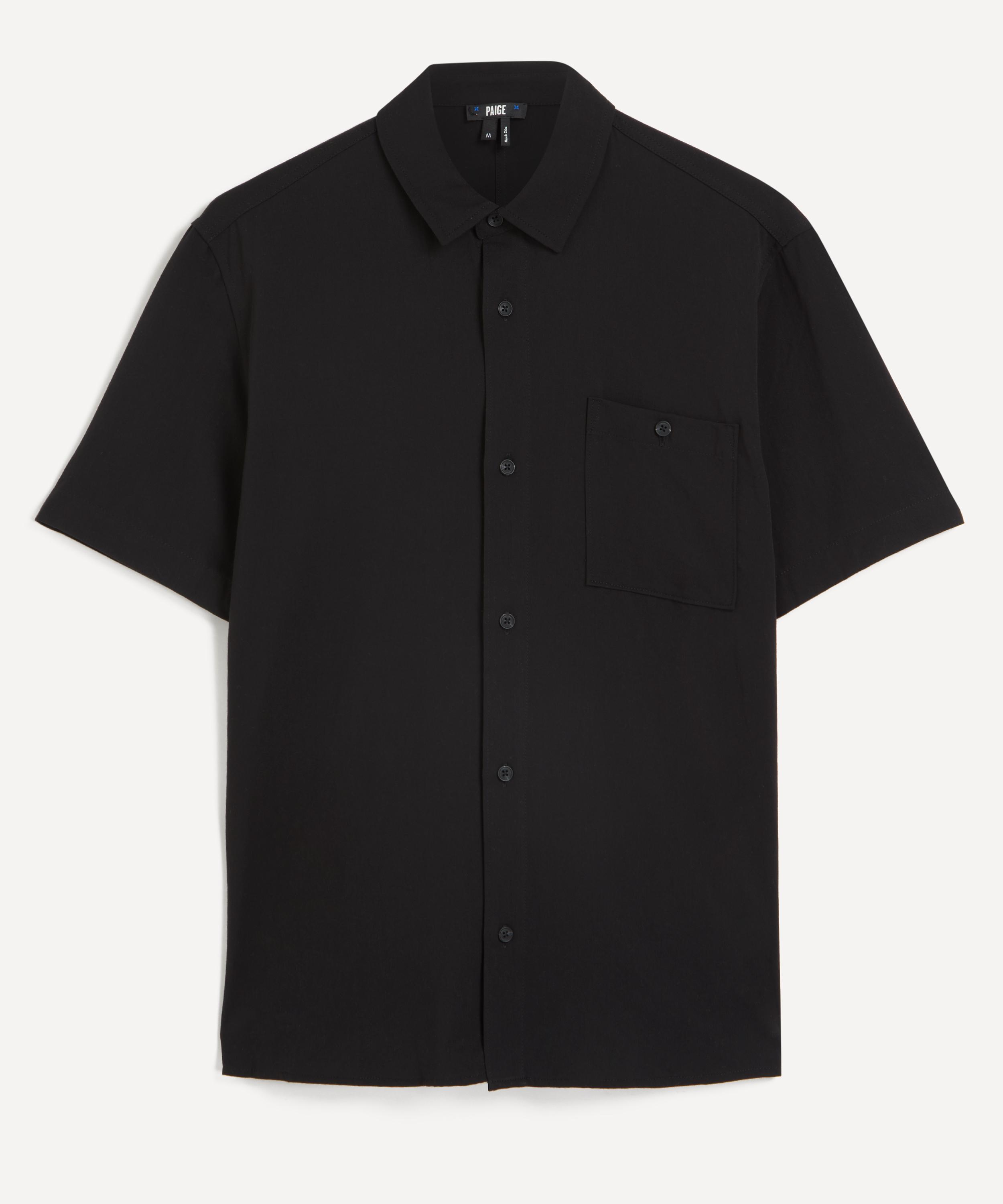 Paige Mens Wilmer Shirt Black