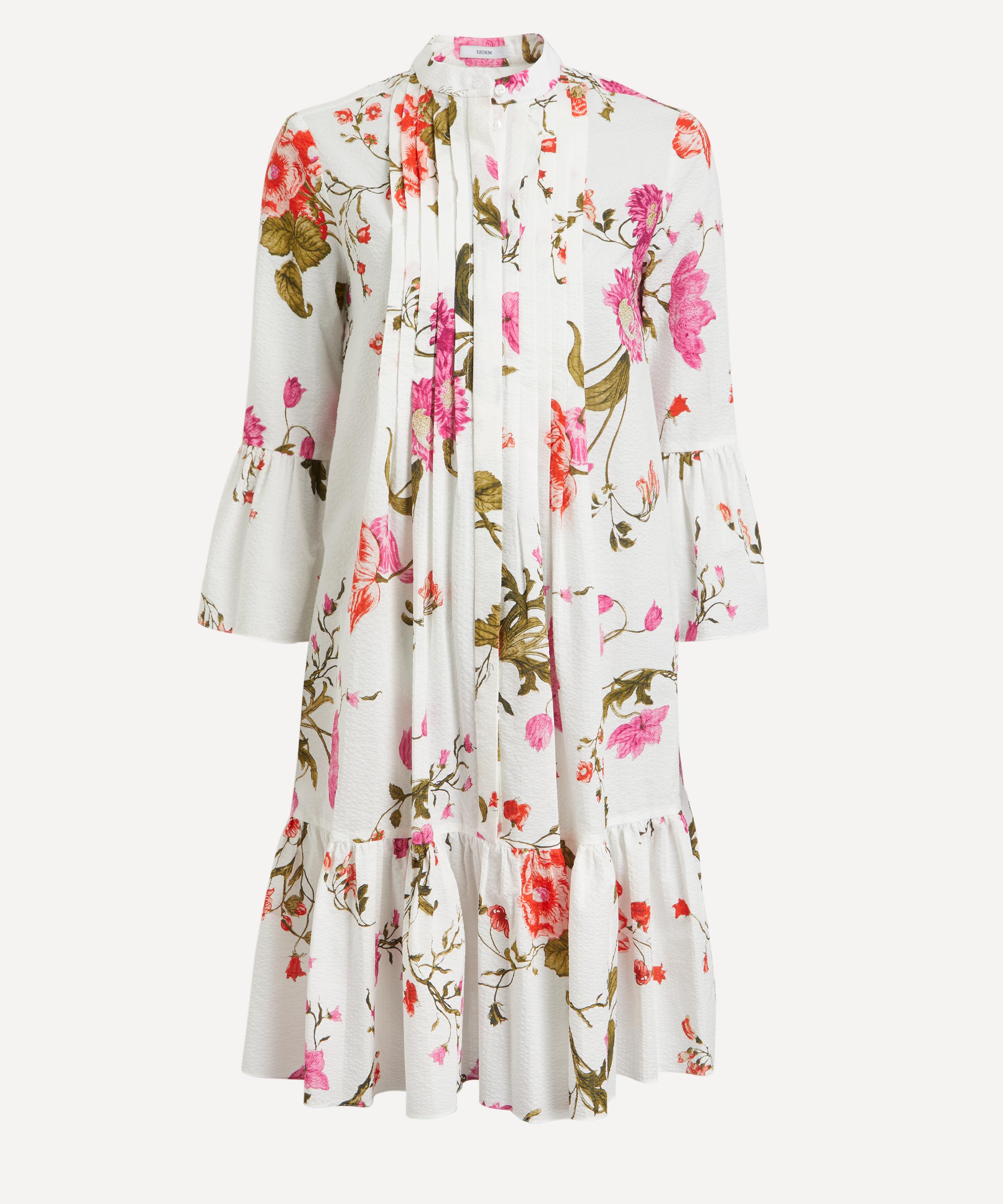ERDEM ERDEM WOMEN'S TIERED COTTON SHIRTDRESS 