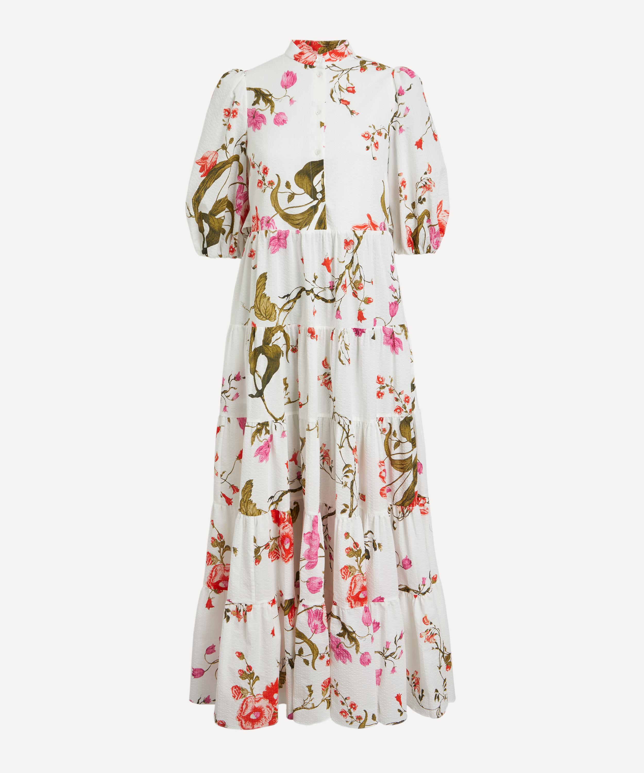 ERDEM ERDEM WOMEN'S FULL-LENGTH TIERED DRESS 