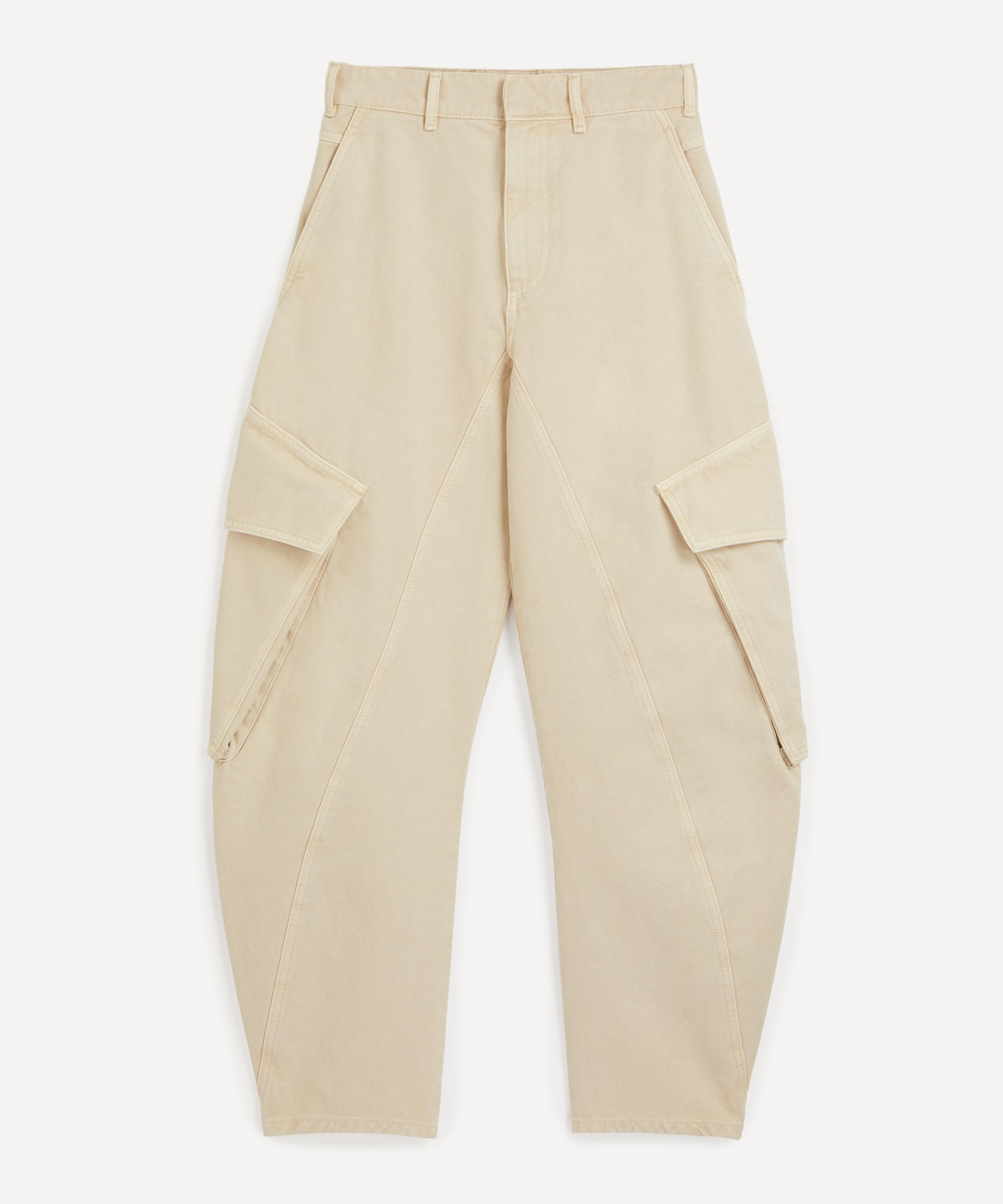 JW ANDERSON JW ANDERSON WOMEN'S TWISTED CARGO TROUSERS 