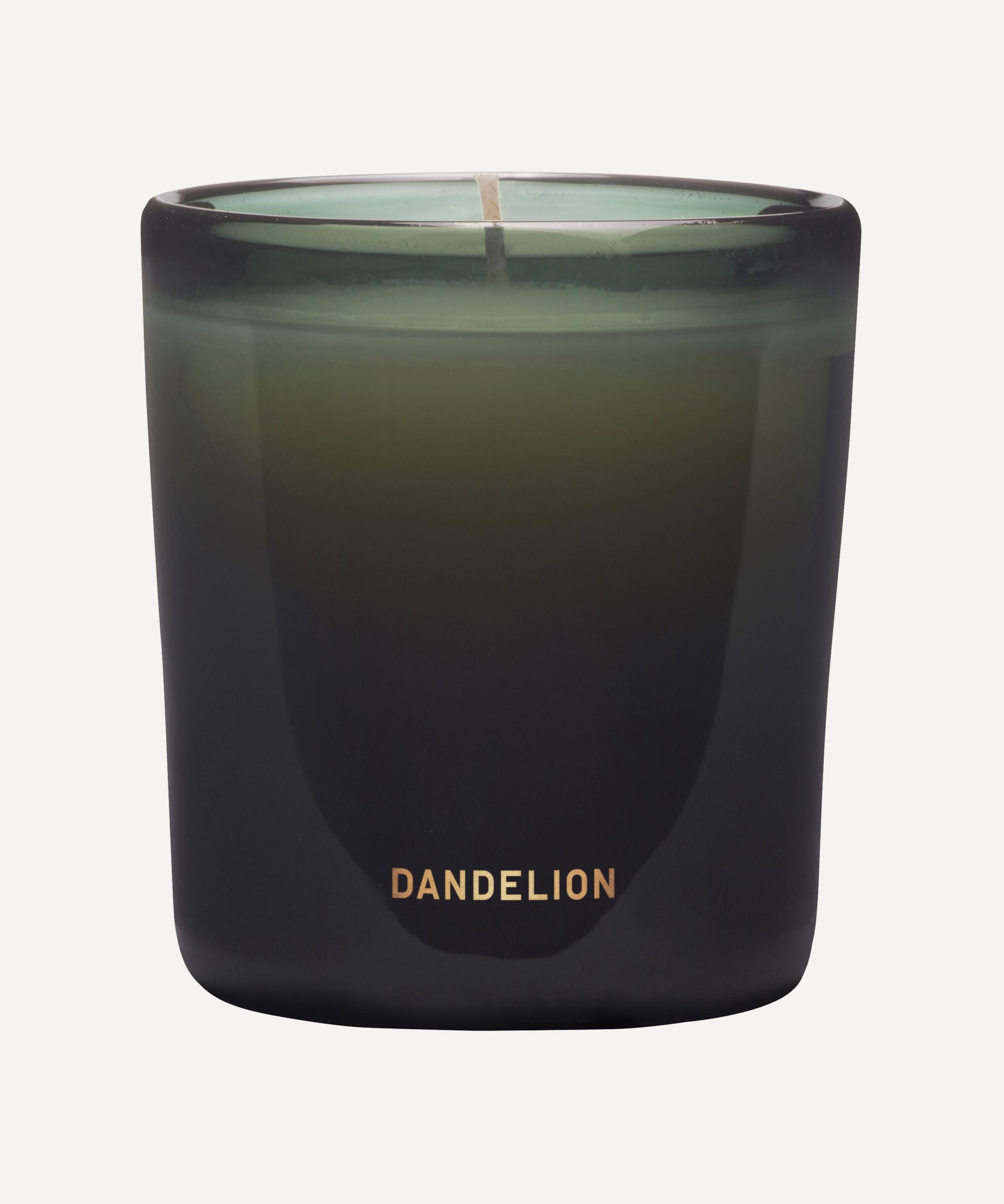 Perfumer H Dandelion Handblown Refillable Scented Candle 325g In Green