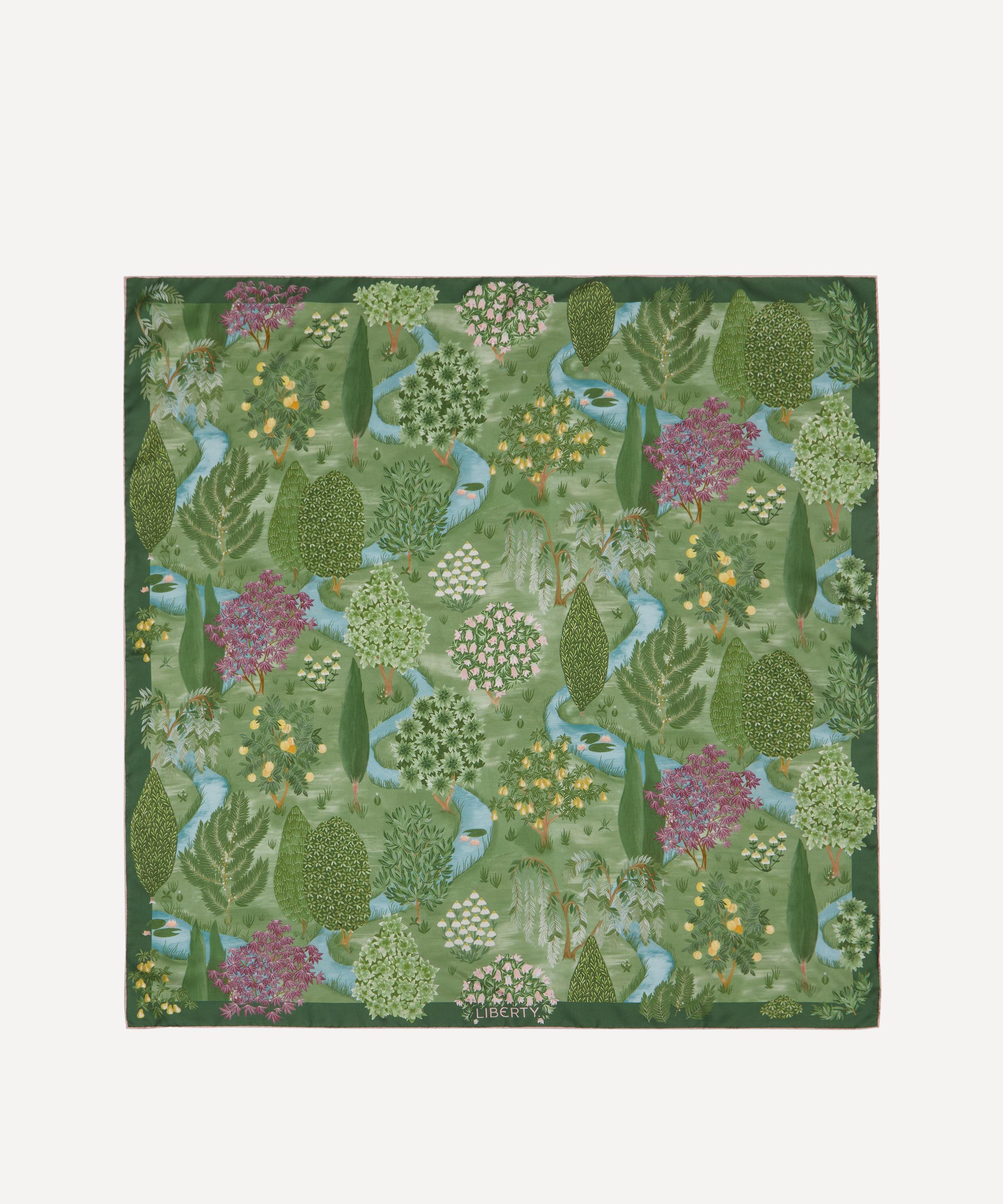 Liberty Women's Persian Gardens 90x90 Silk Scarf