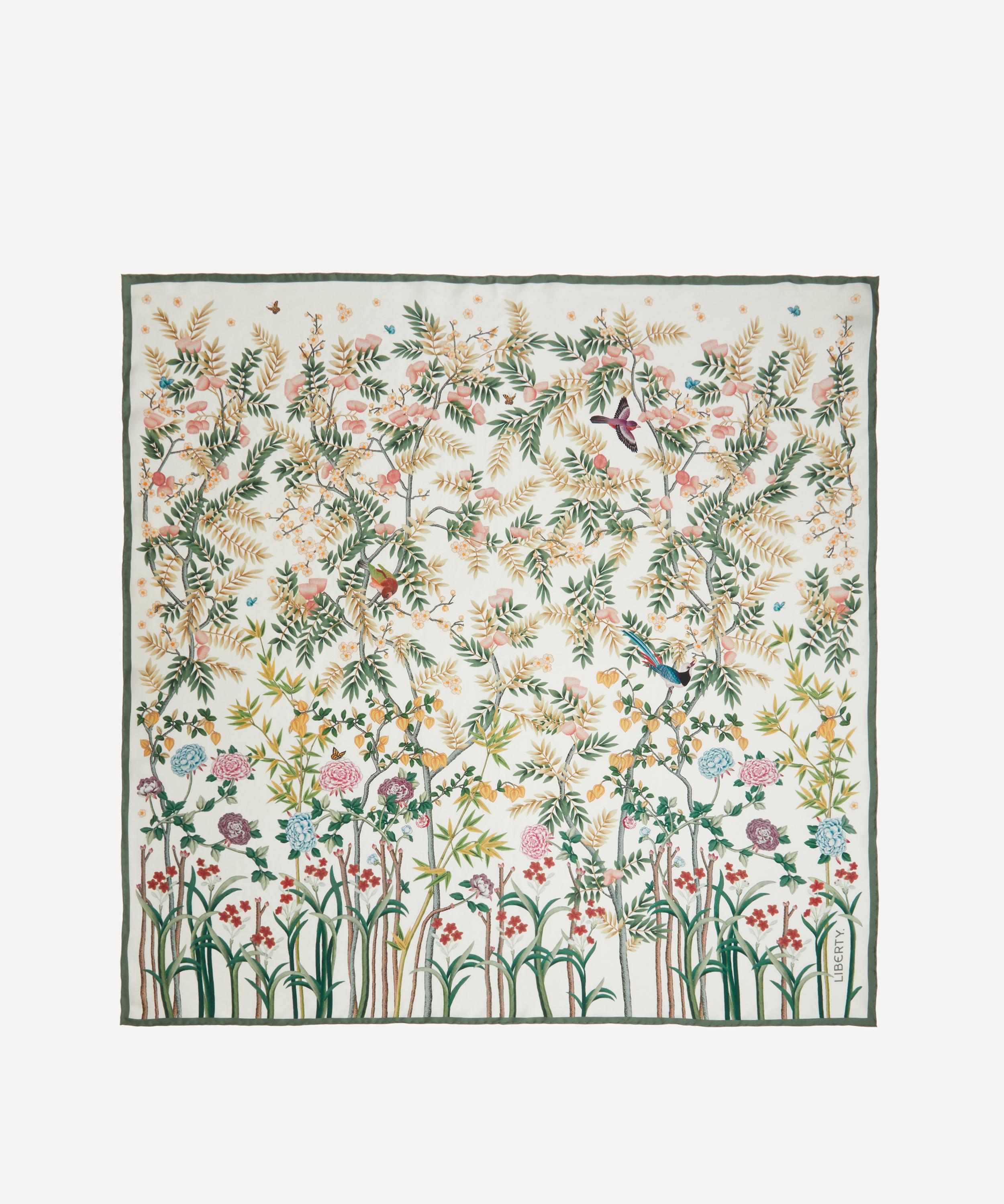 Silk Tree Trellis 90x90 Silk Scarf