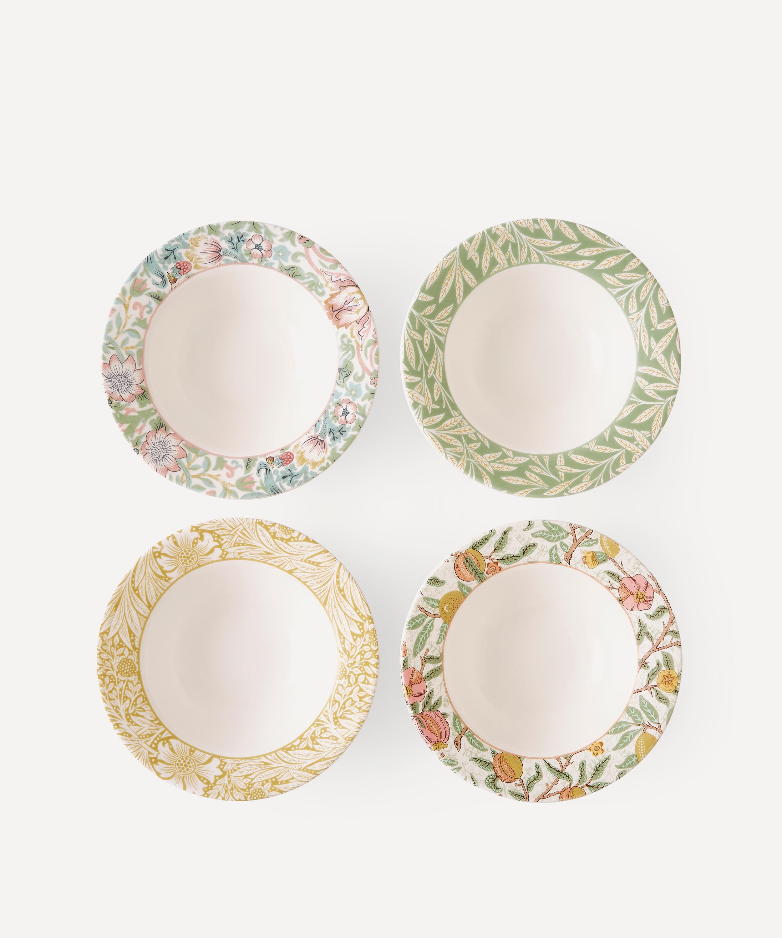 Spode X Morris And Co. Cereal Bowls Set Of 4