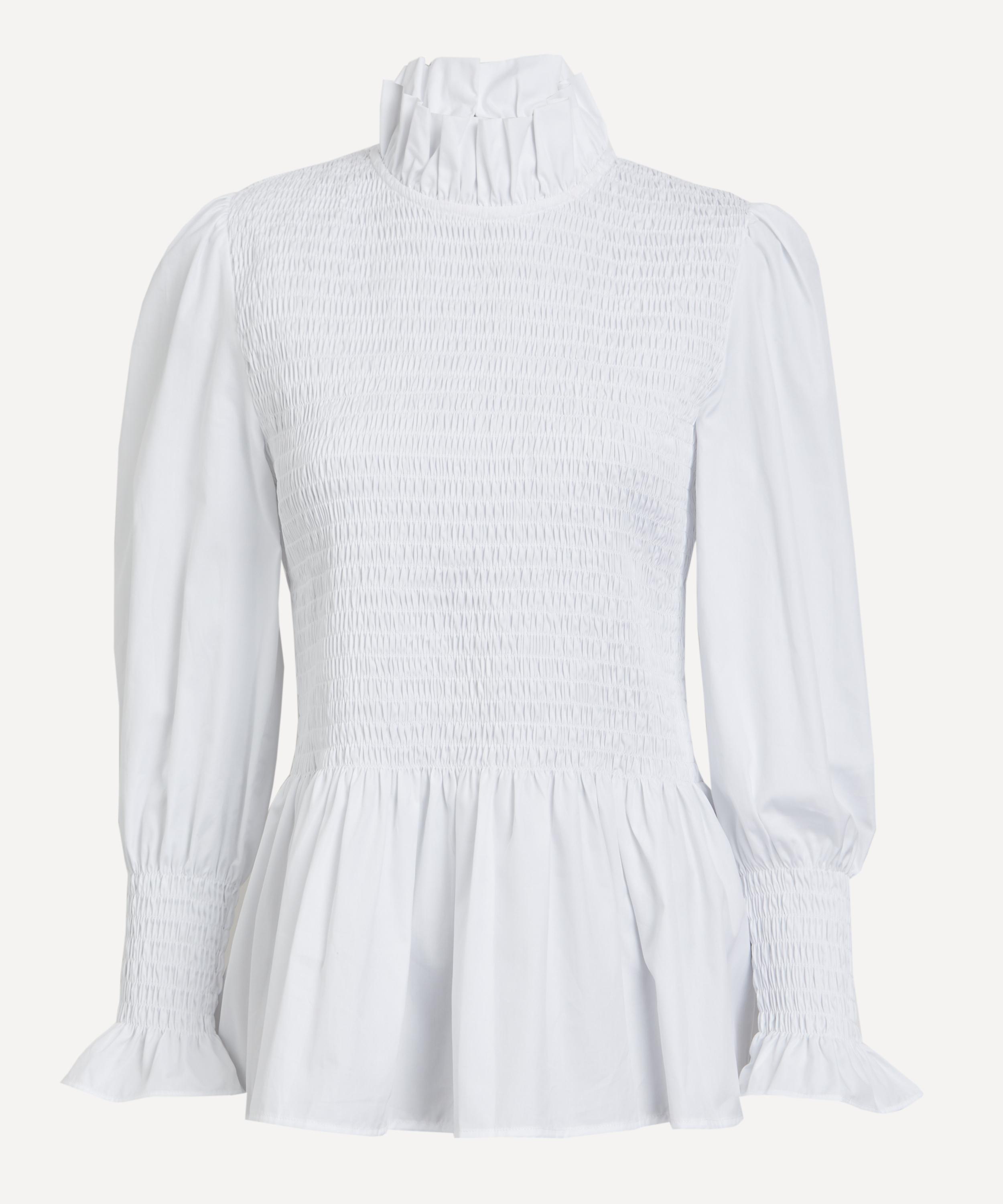 MARIA DE LA ORDEN MARIA DE LA ORDEN WOMEN'S ALERIA WHITE SHIRT DRESS 