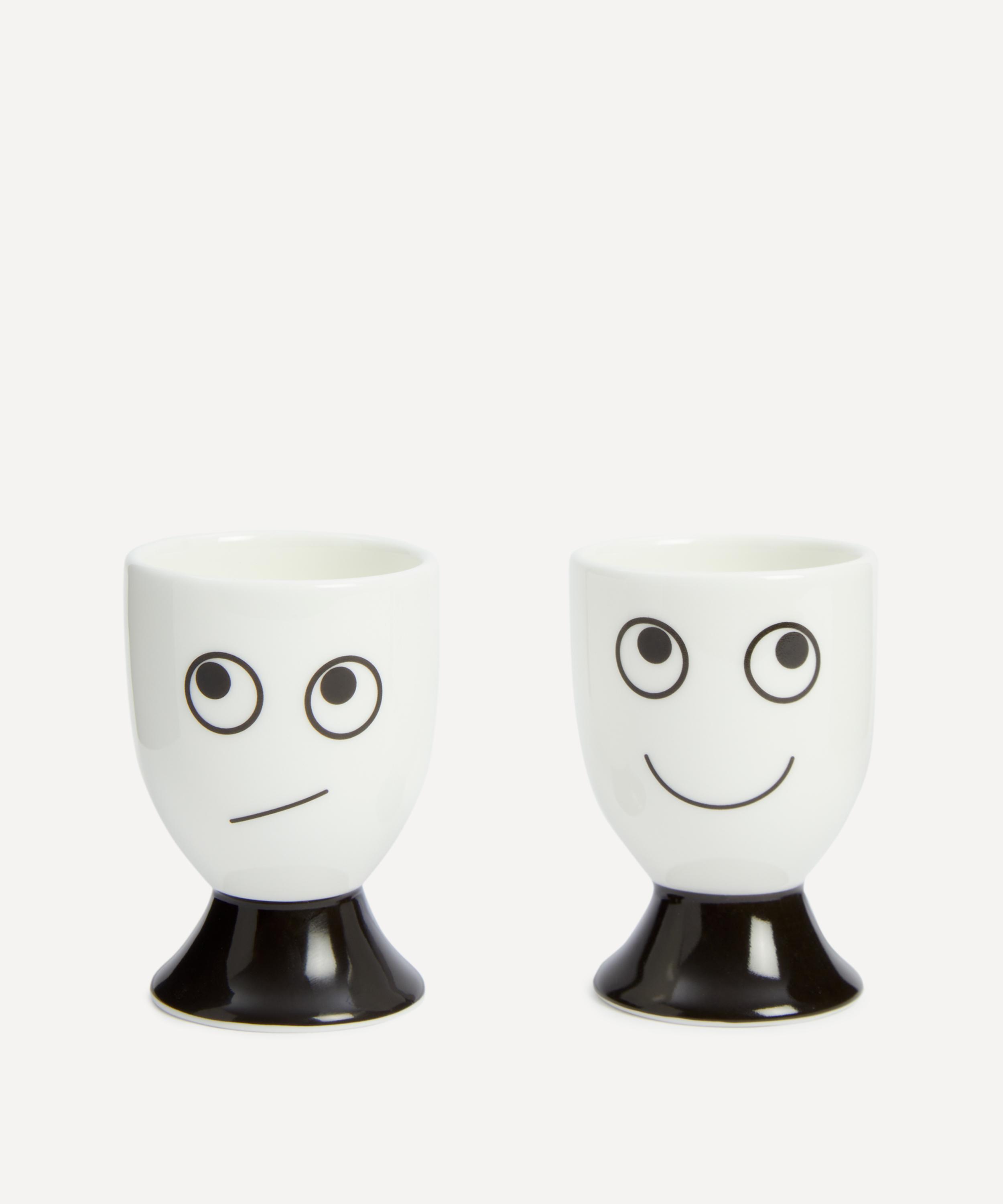 Anya Hindmarch Set Of 2 Eyes Egg Cups