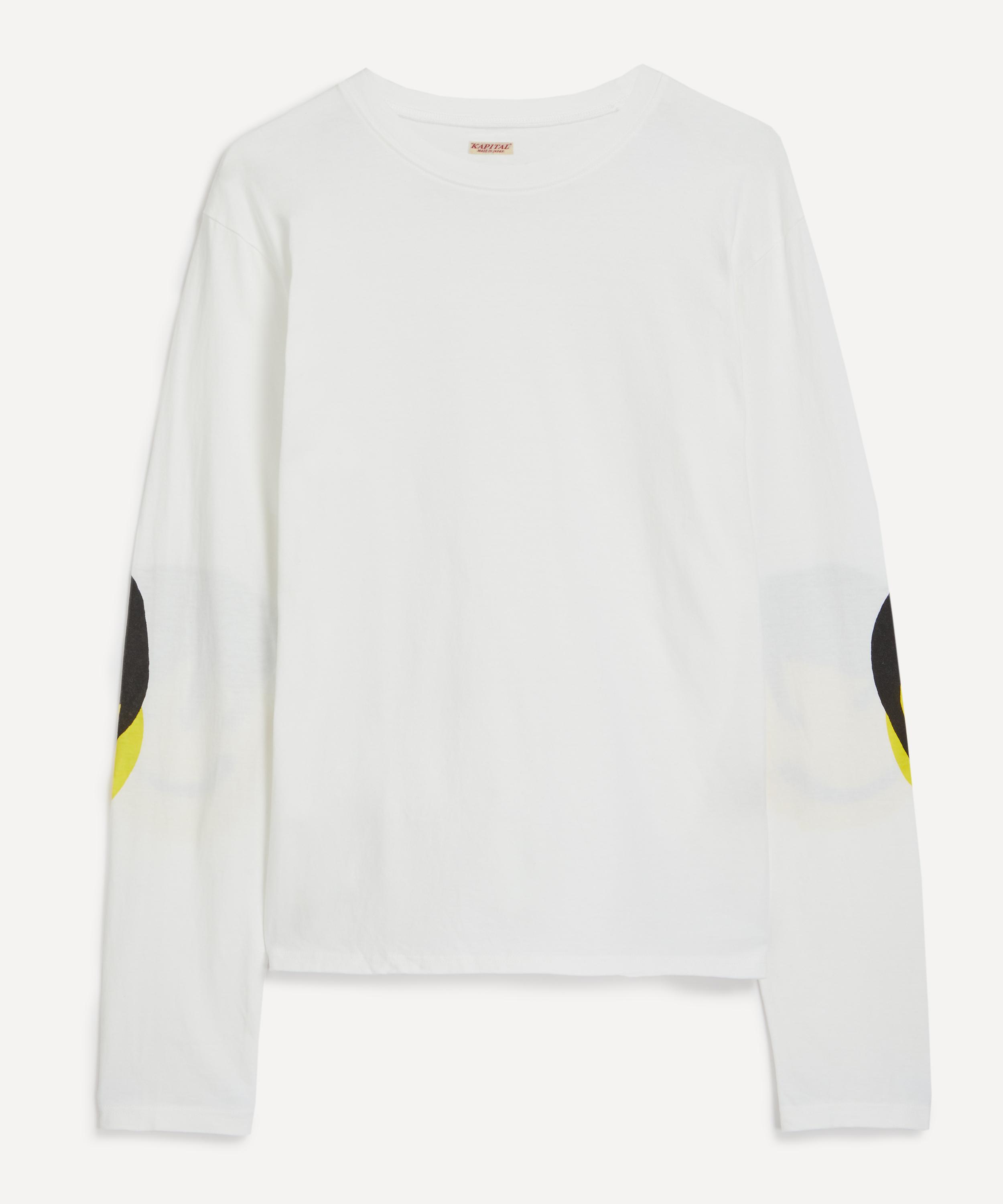Shop Kapital Mens 20 Jersey Long-sleeve T Catpital Patch T-shirt
